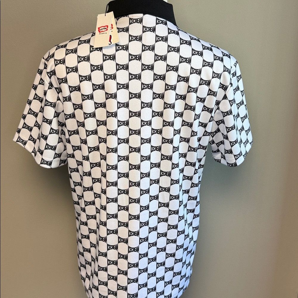 Icecream ICECREAM Stacker Mesh Soccer Jersey Black/White – Size M – Size US M / EU 48-50 / 2 - 4 Thumbnail