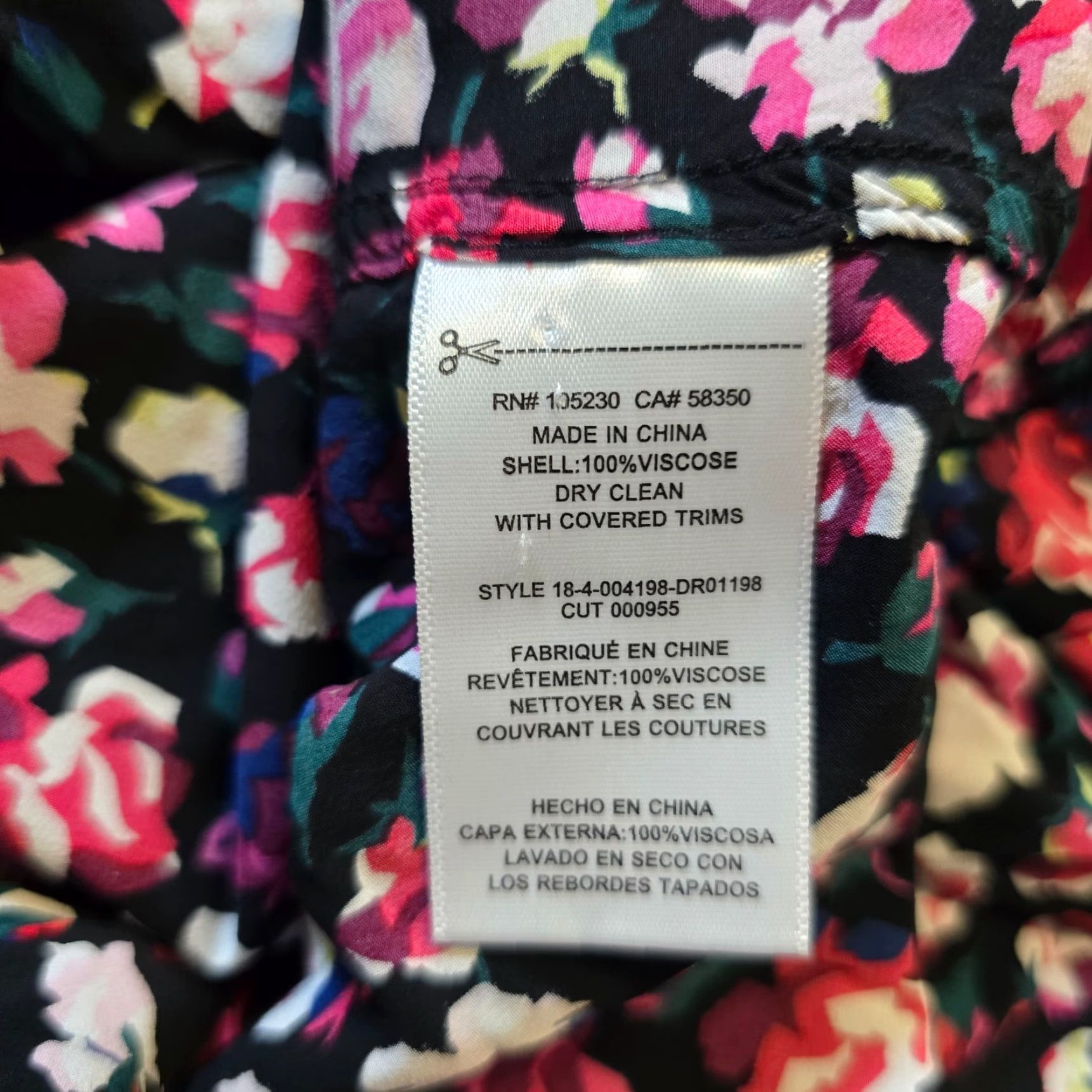 Equipment Equipment Femme Dress Shirt Black Pink Floral Button Front Casual Womens Size S Size S / US 4 / IT 40 - 7 Thumbnail