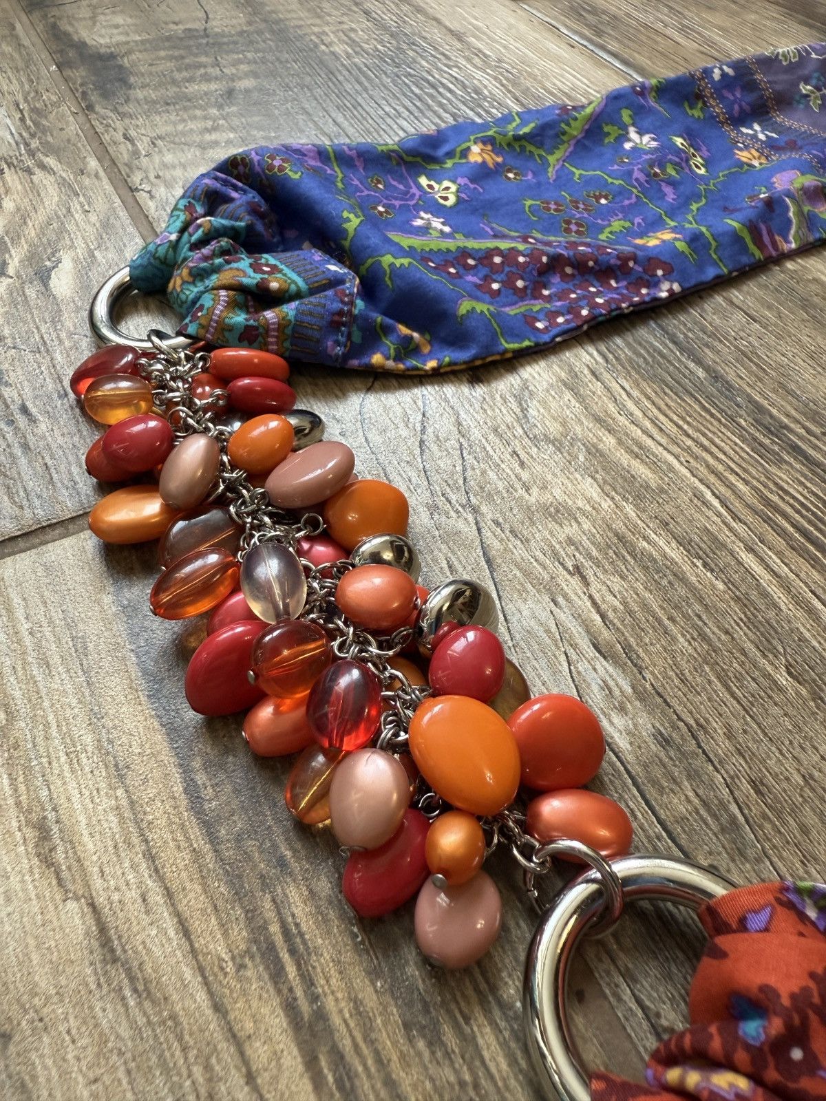 Etro 😍 Etro Multicolor Paisley Printed Silk Head Band Scarf Belt Size ONE SIZE - 19 Thumbnail
