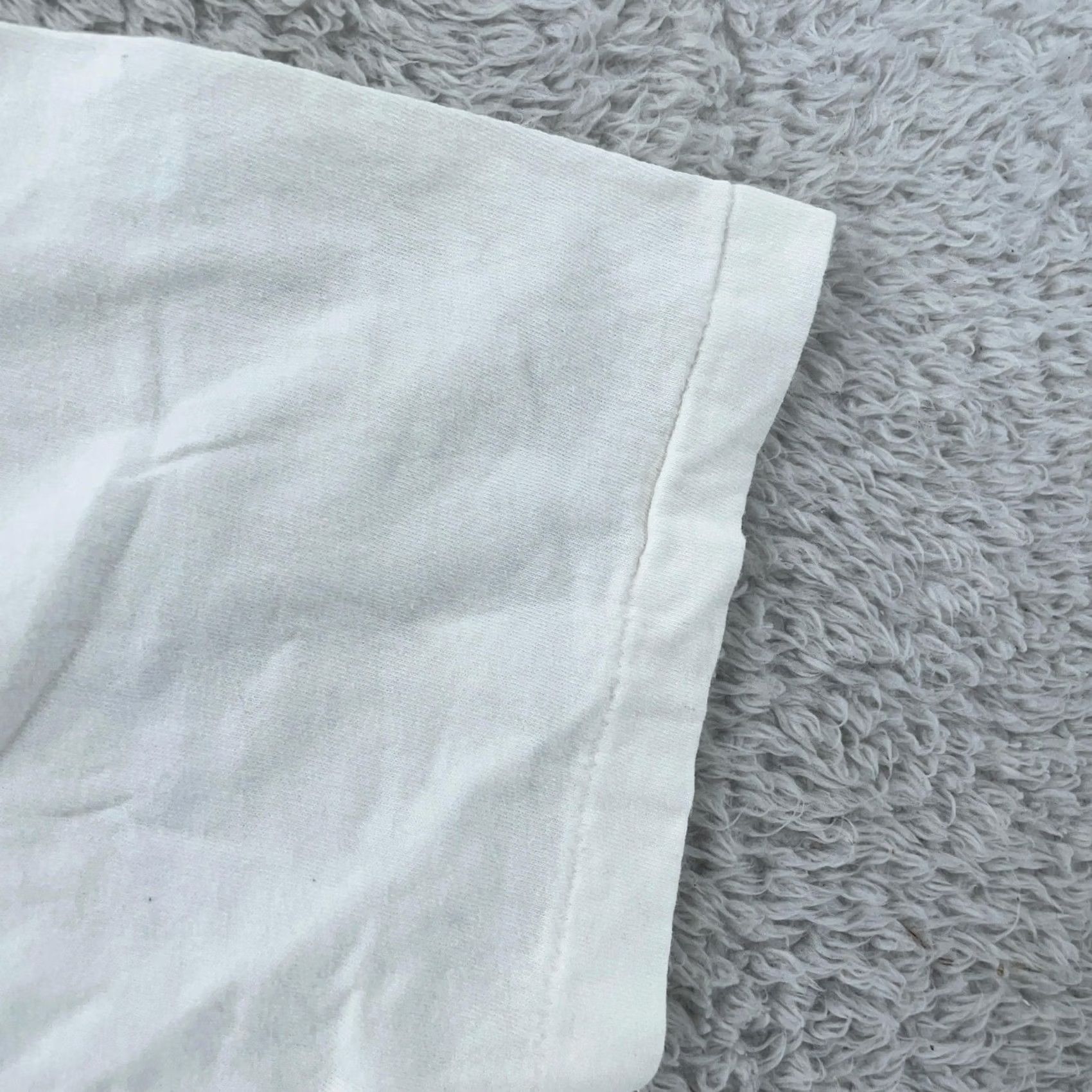 Hanes VINTAGE Hanes T-Shirt Mens XS White Short Sleeve Basic Tee Plain Size US XS / EU 42 / 0 - 6 Thumbnail