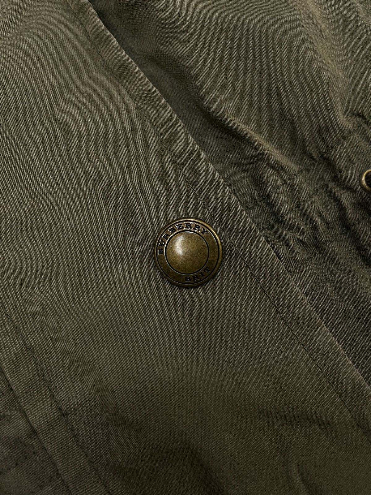Burberry Burberry Brit Jacket Khaki Double-Breasted Belted Trench Size XS / US 0-2 / IT 36-38 - 7 Thumbnail