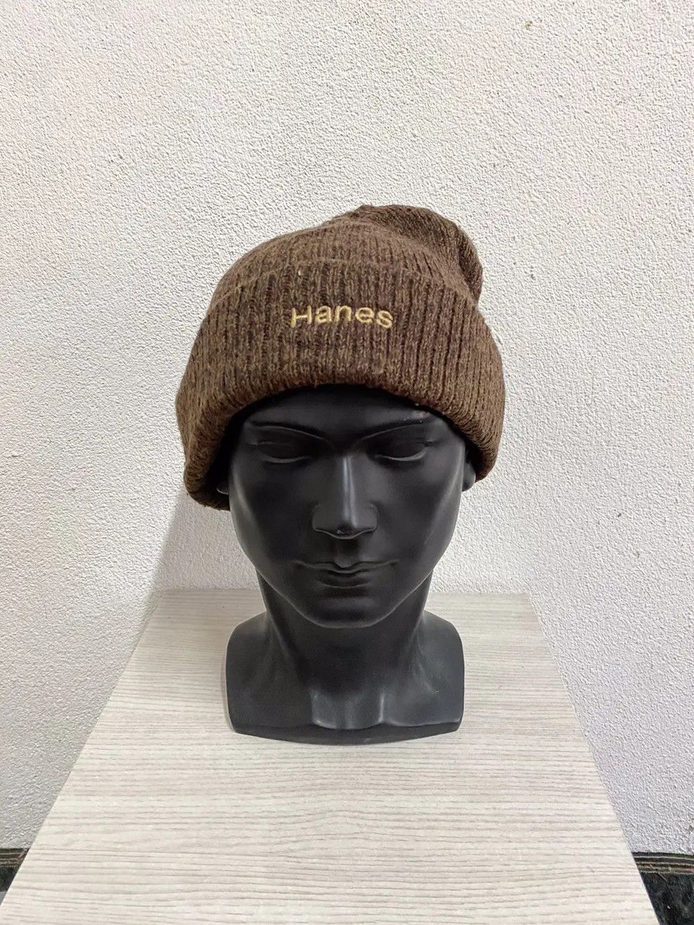 Hanes × Vintage Hanes Plain Beanie Hat Size ONE SIZE - 2 Thumbnail