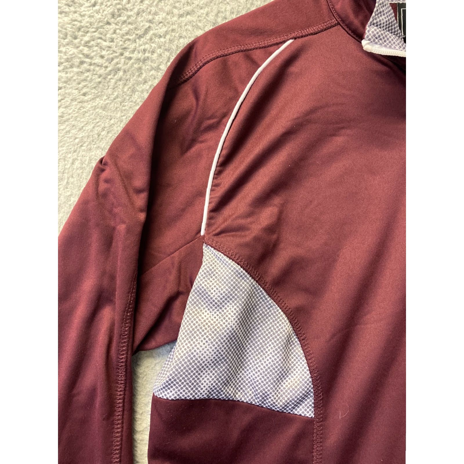 Holloway Holloway Windbreaker Jacket Mens M 1/4 Zip Lightweight Maroon Regular Size - Pi Kappa Alpha Theme Size US M / EU 48-50 / 2 - 3 Thumbnail
