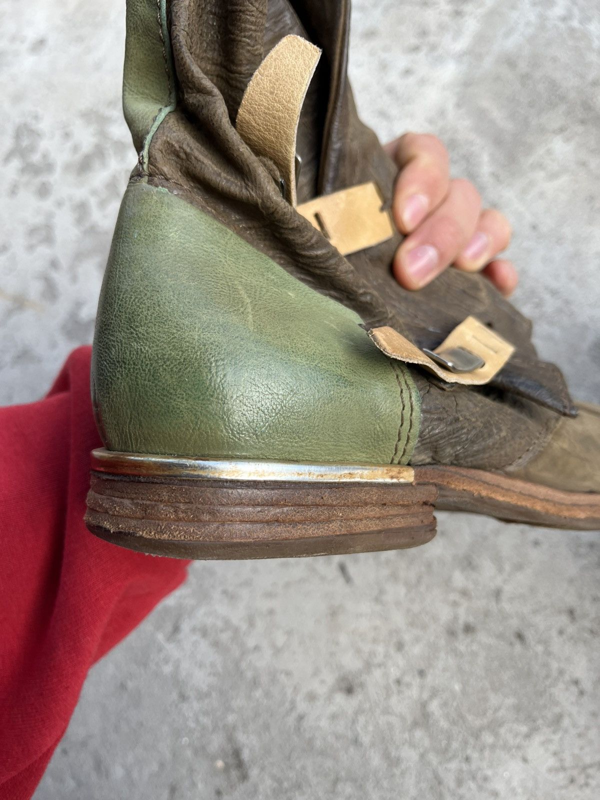 A.S.98 A.S.98 Airstep High Anke Leather Boots Shoes like Guidi Y2K Size US 9 / IT 39 - 19 Thumbnail