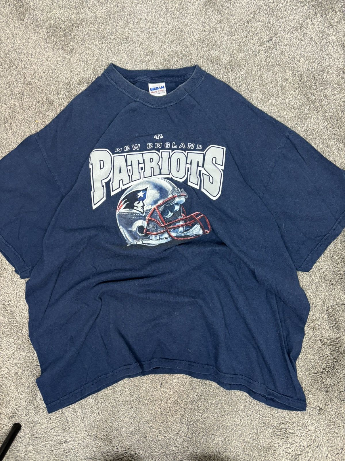NFL × Vintage Y2k nfl new England patriots tshirt Size US XL / EU 56 / 4 - 1 Thumbnail