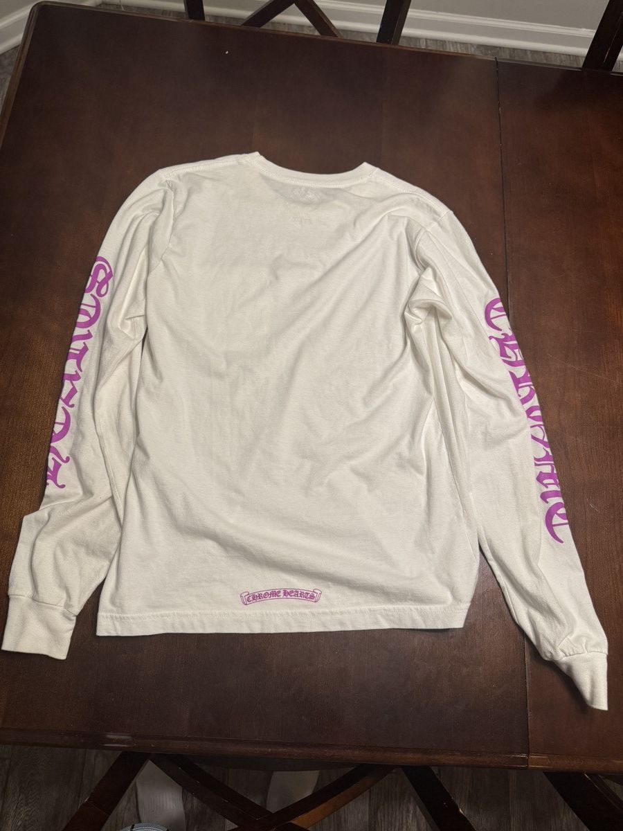Chrome Hearts Chrome Hearts Purple Letter Collar l/s Size US M / EU 48-50 / 2 - 2 Thumbnail