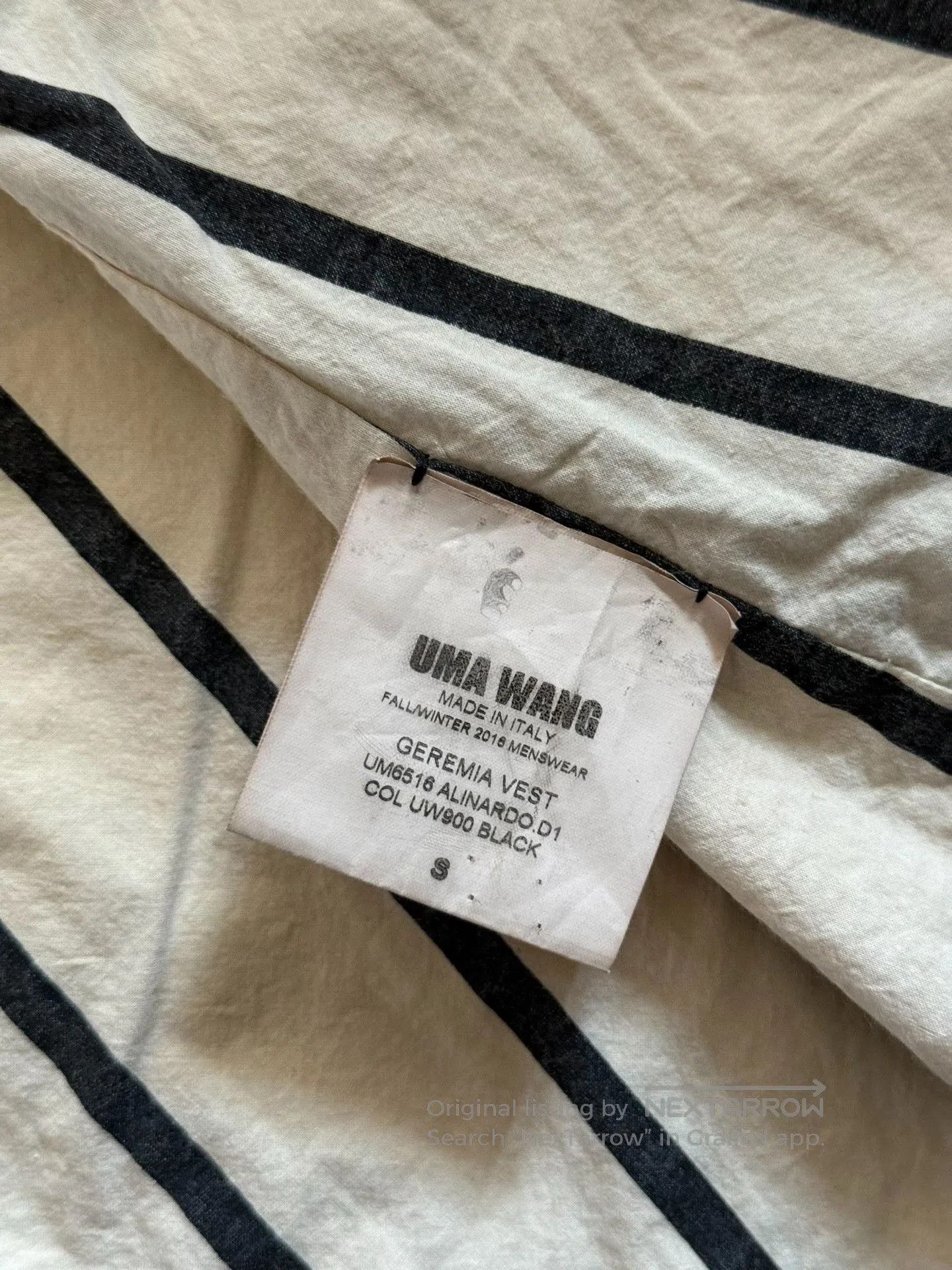 Uma Wang Uma Wang Men's Double. Size US S / EU 44-46 / 1 - 7 Thumbnail