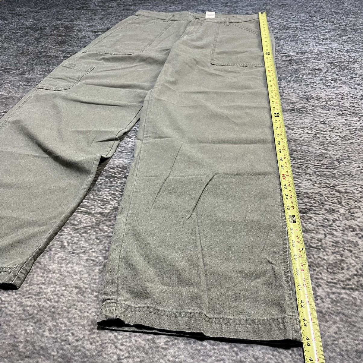 Levi's Vintage Y2K Levi's Baggy Wide Leg Skater Utility Pants 36x30 Size US 36 / EU 52 - 9 Thumbnail