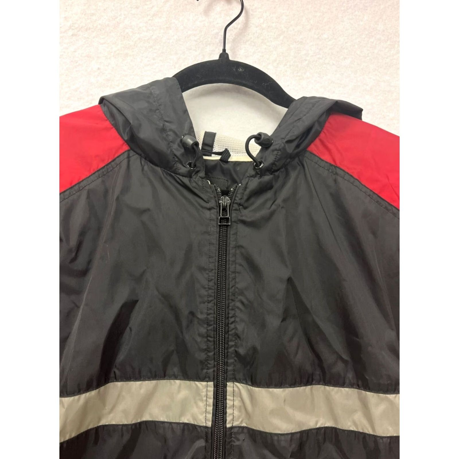 Nike VINTAGE Nike Jacket Windbreaker Full Zip Mens 3XL Black Swoosh Weathered Size US XXL / EU 58 / 5 - 5 Thumbnail