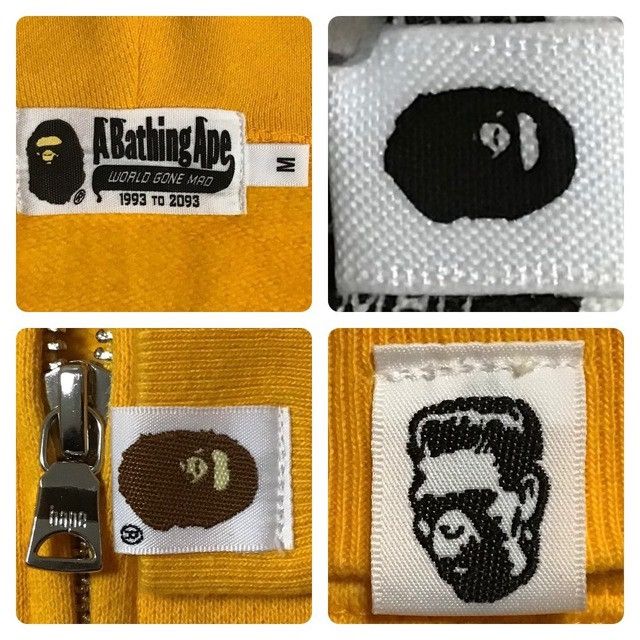 Bape BAPE camo Shark full zip hoodie orange a bathing ape Size US M / EU 48-50 / 2 - 8 Thumbnail