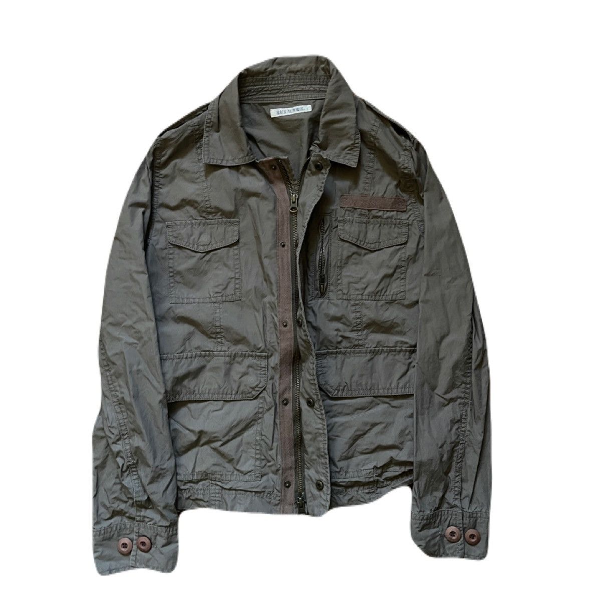 If Six Was Nine 2000s Japanese archive military zip shirts jacket Size US S / EU 44-46 / 1 - 2 Thumbnail