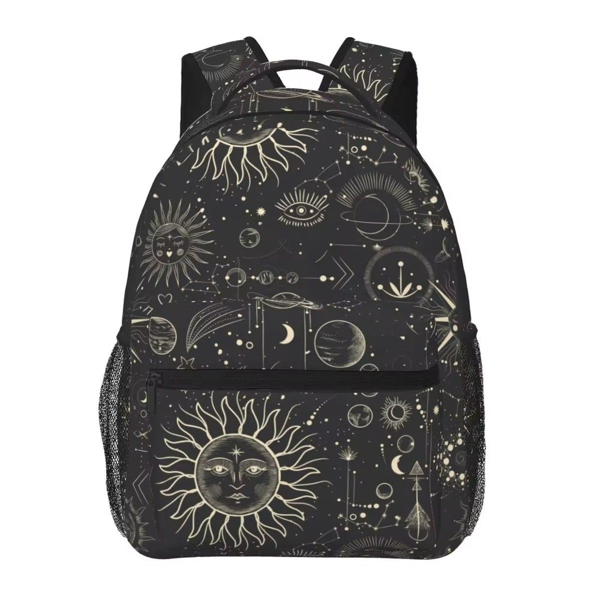 Vintage Celestial Pattern Sun and Moon Backpack Size ONE SIZE - 1 Thumbnail