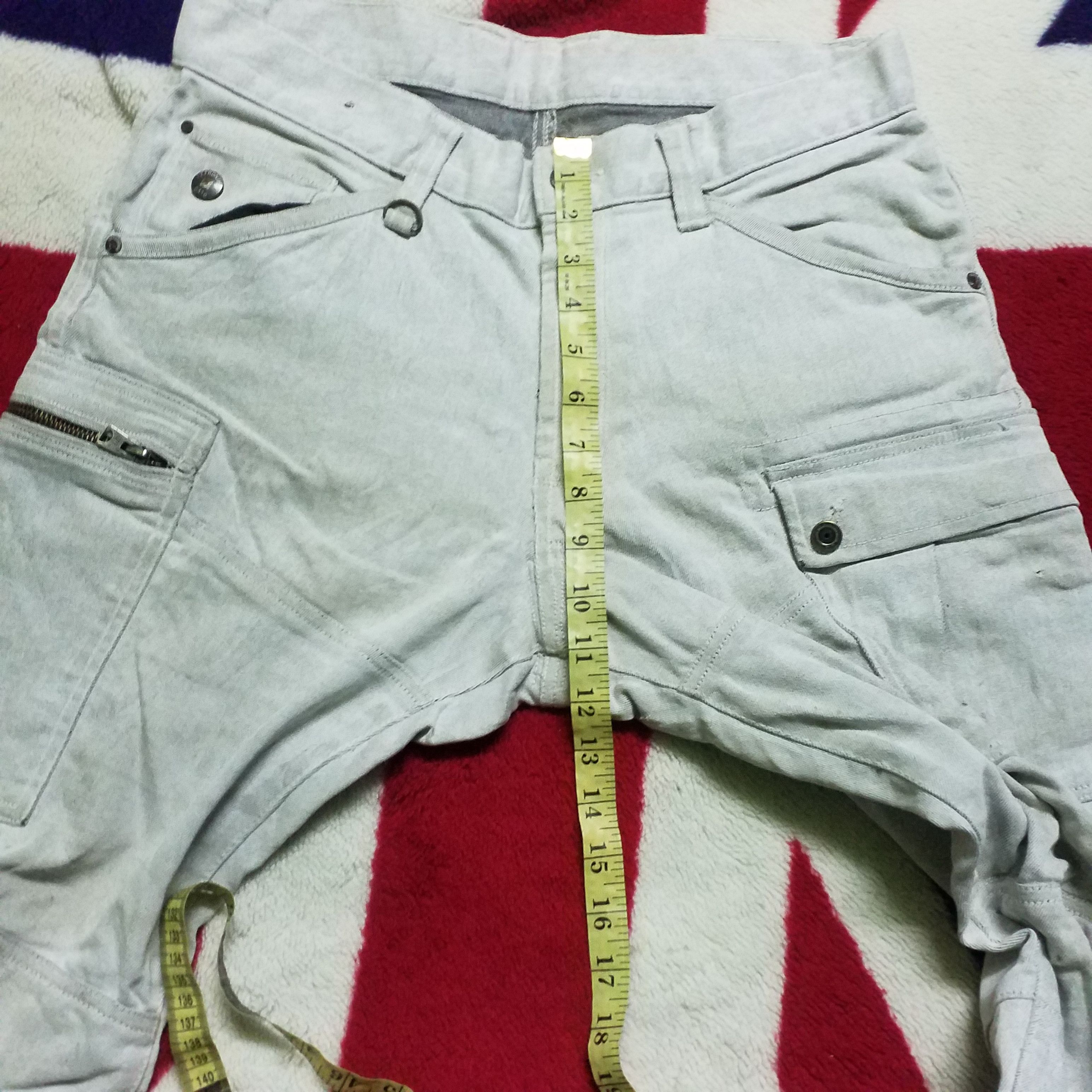 Japanese Brand ELASTIC JEANS CARGO Size US 33 - 3 Thumbnail