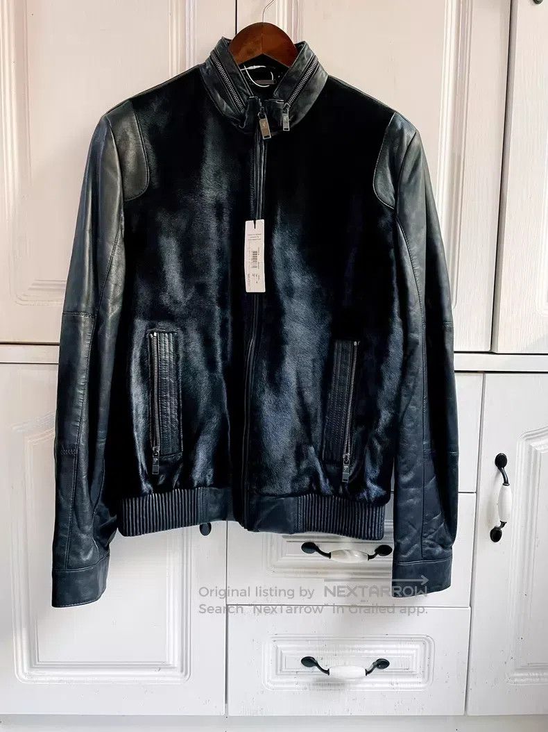 Versace Versace Fur, cowhide, fur, one-piece jacket, leather jacke Size US M / EU 48-50 / 2 - 2 Thumbnail