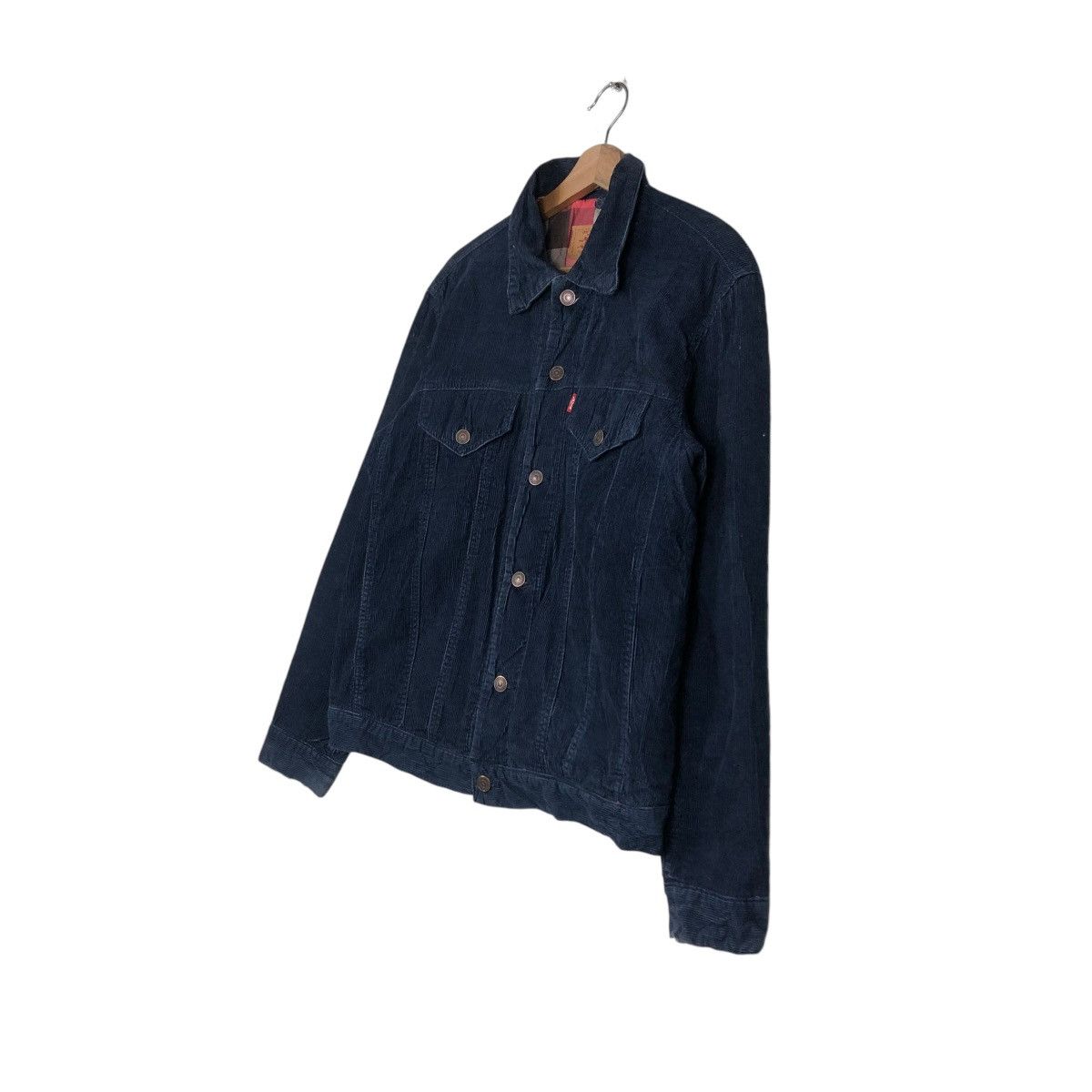 Levi's 🔥VINTAGE BIKER TRUCKER JACKET LEVI’S CORDUROY BLANKET Size US M / EU 48-50 / 2 - 4 Thumbnail