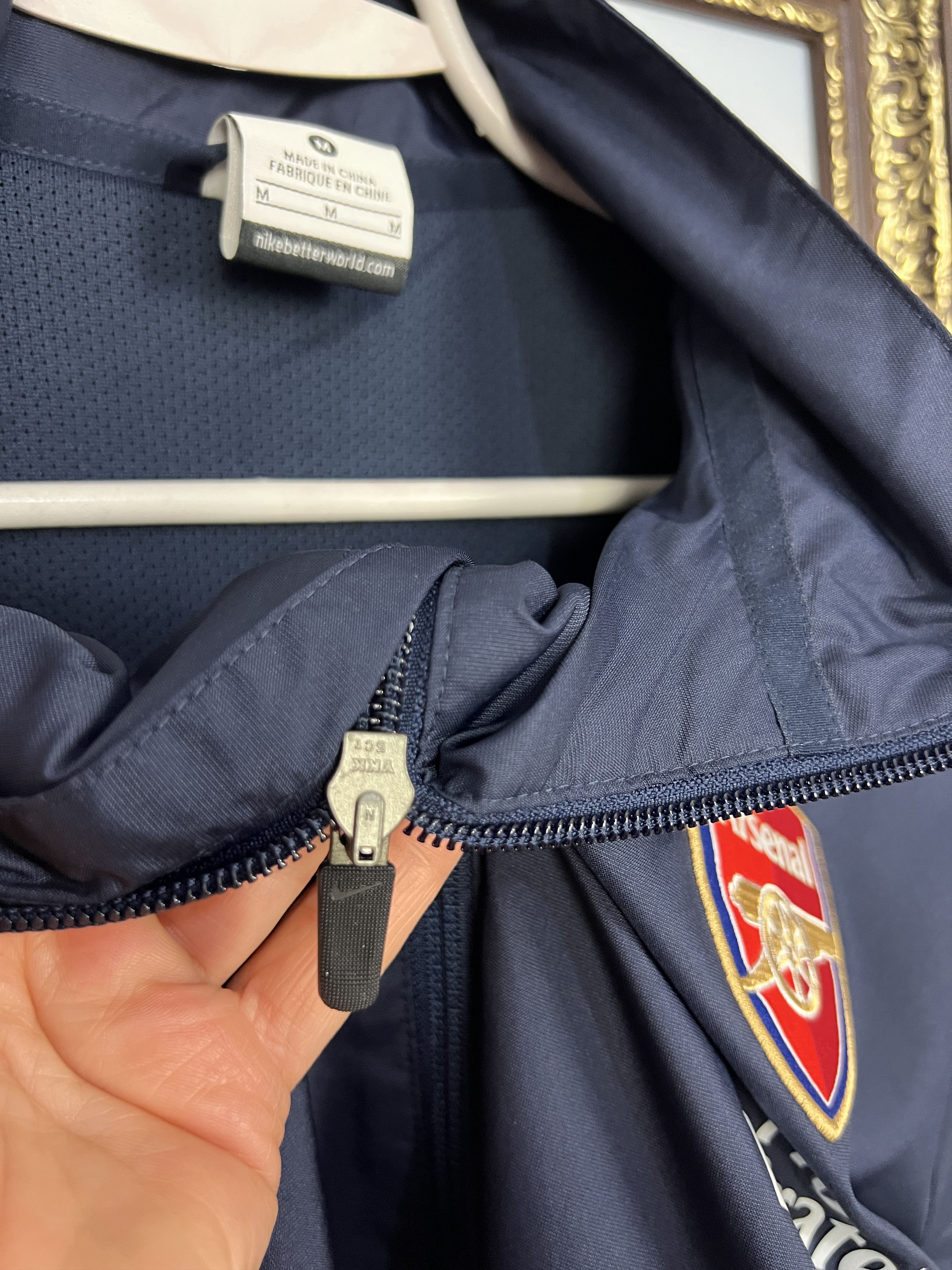 Nike Vintage Arsenal Football Jacket Soccer Track Top Zip Gunners Size US M / EU 48-50 / 2 - 4 Thumbnail