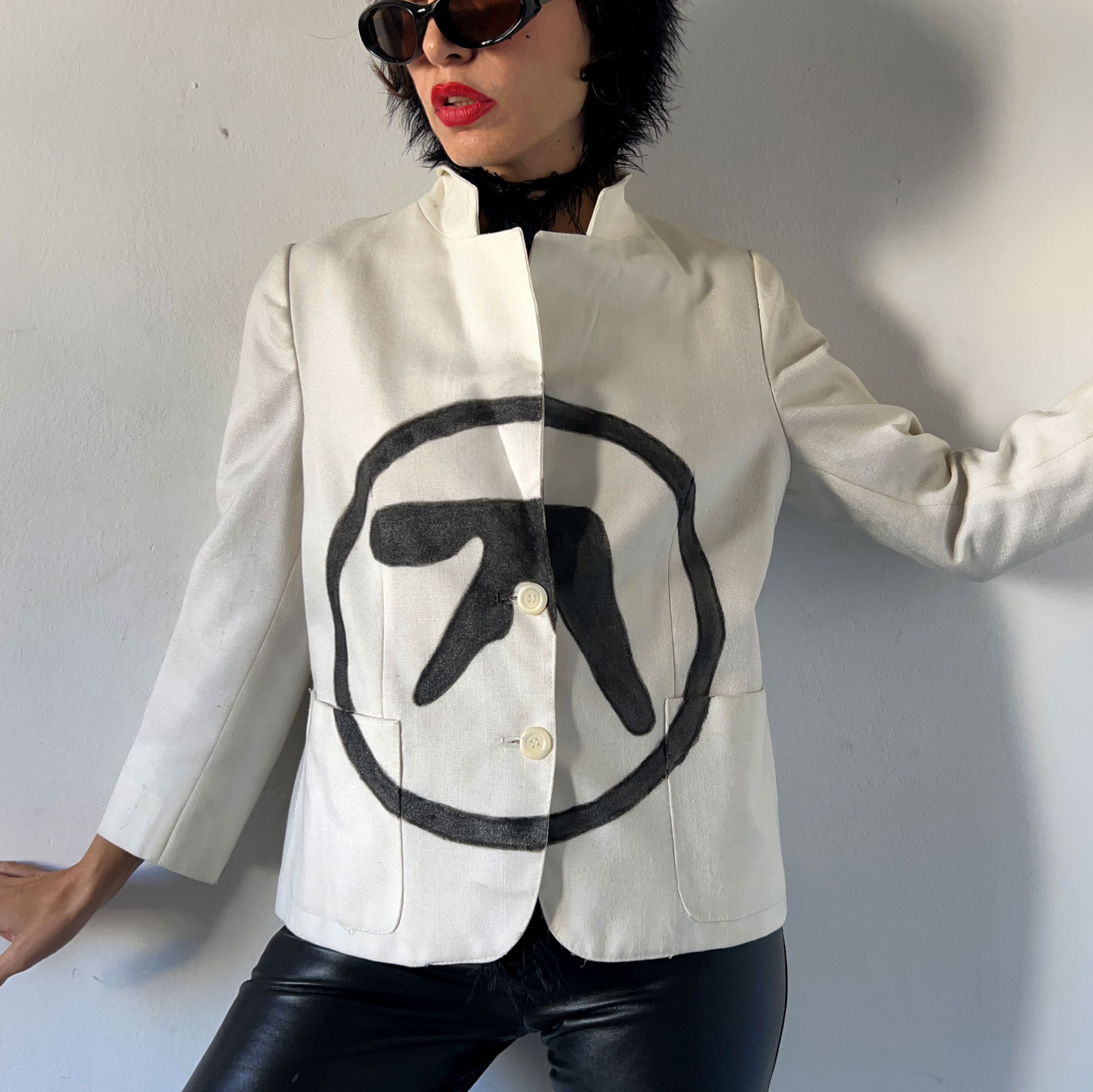 Vintage Aphex twin custom made vintage blazer Size M / US 6-8 / IT 42-44 - 4 Thumbnail