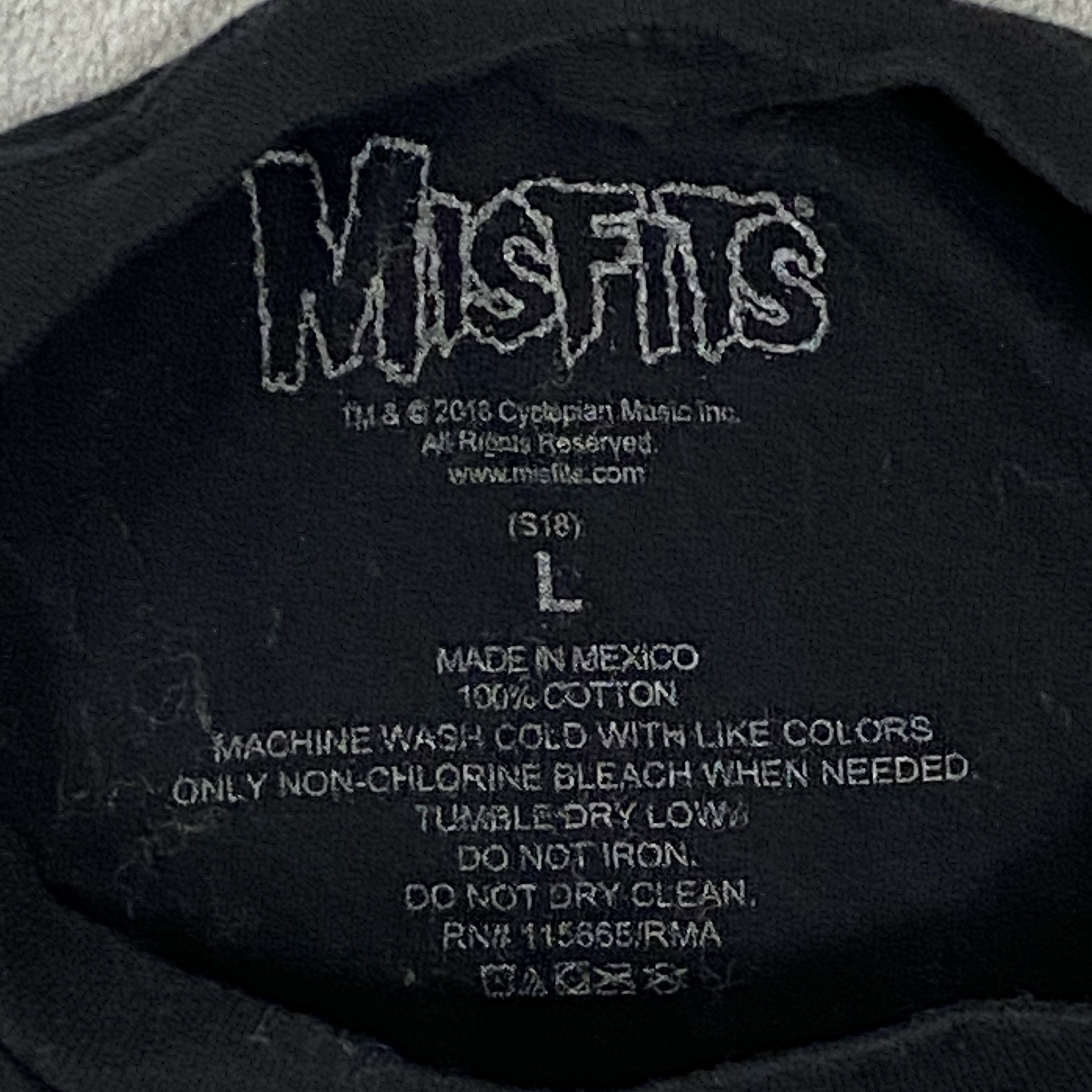 Misfits Cyclopian Music MISFITS T Shirt Large FIEND Punk Rock Band Size US L / EU 52-54 / 3 - 6 Thumbnail