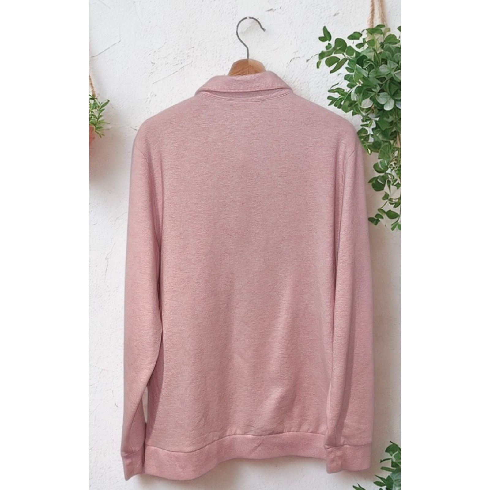 Criquet Criquet Mens L Pink Collared Polo Sweatshirt Rugby Pullover Size US L / EU 52-54 / 3 - 3 Thumbnail