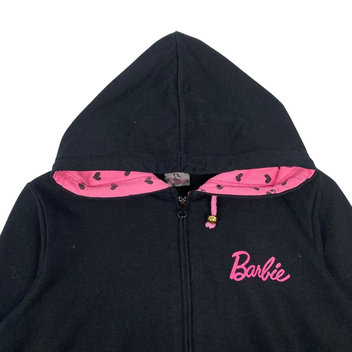 Other Vintage Barbie Hoodie Sweater Big Logo Black Pullover Size L Size L / US 10 / IT 46 - 4 Thumbnail