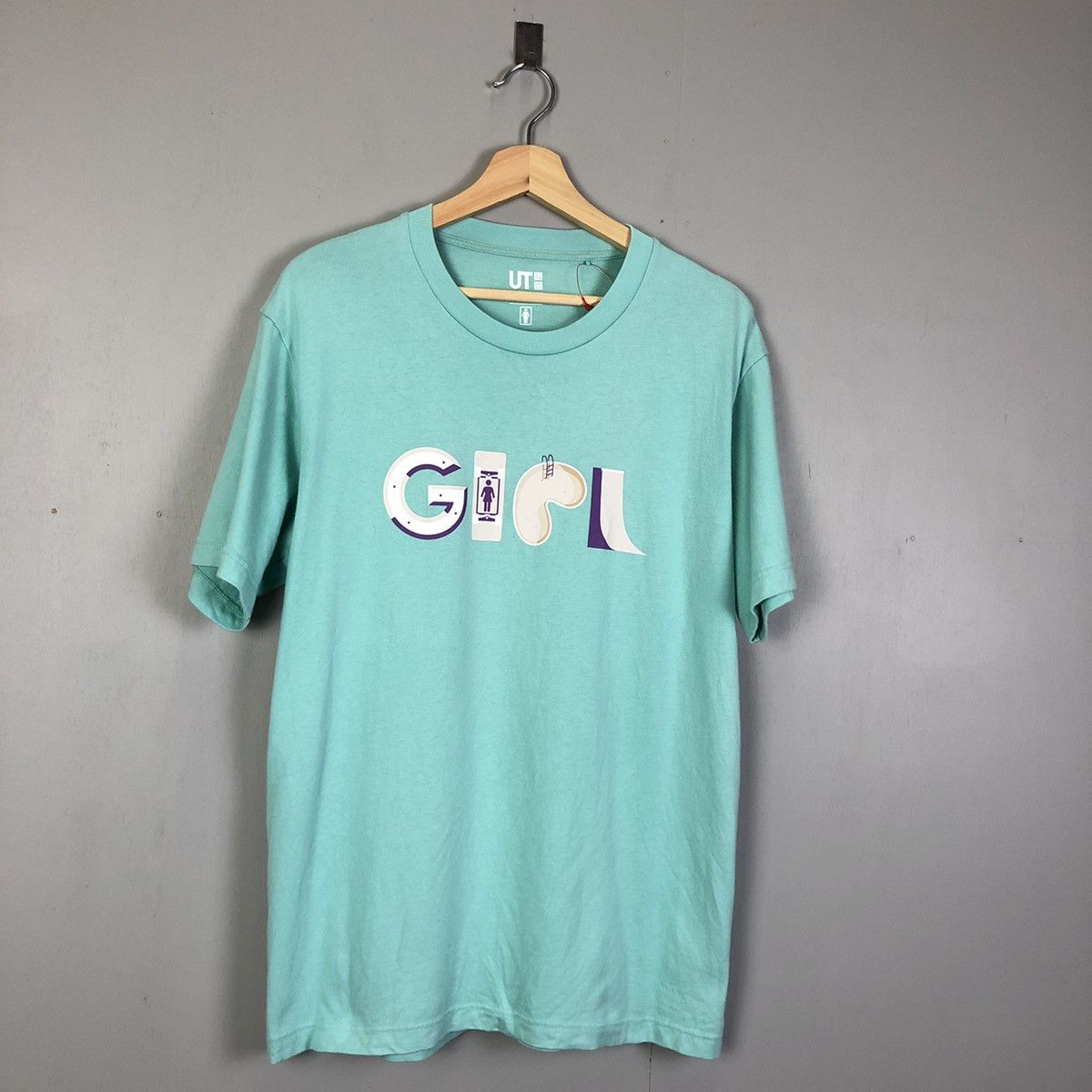 Uniqlo 🔥Rare🔥 Girl Skateboard x Uniqlo Tshirt Size US L / EU 52-54 / 3 - 2 Thumbnail