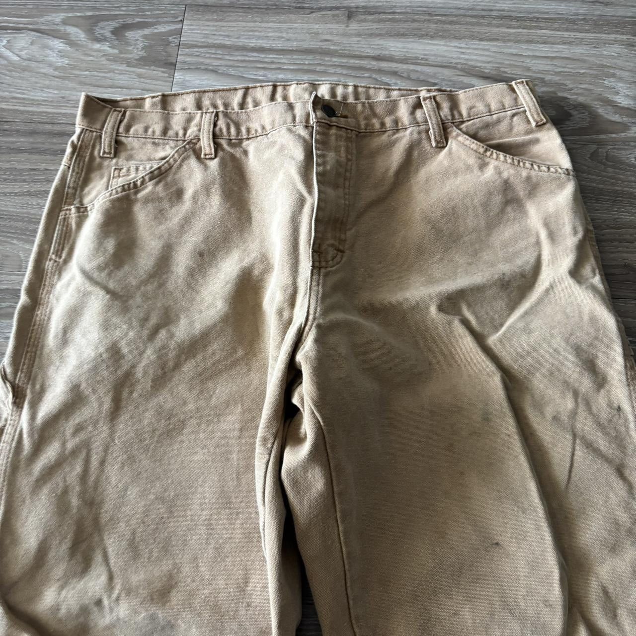 Dickies Crazy Vintage Y2K/2000s Baggy Khaki Dickies Workwear Skater Carpenter Pants! 38x30 Size US 38 / EU 54 - 5 Thumbnail