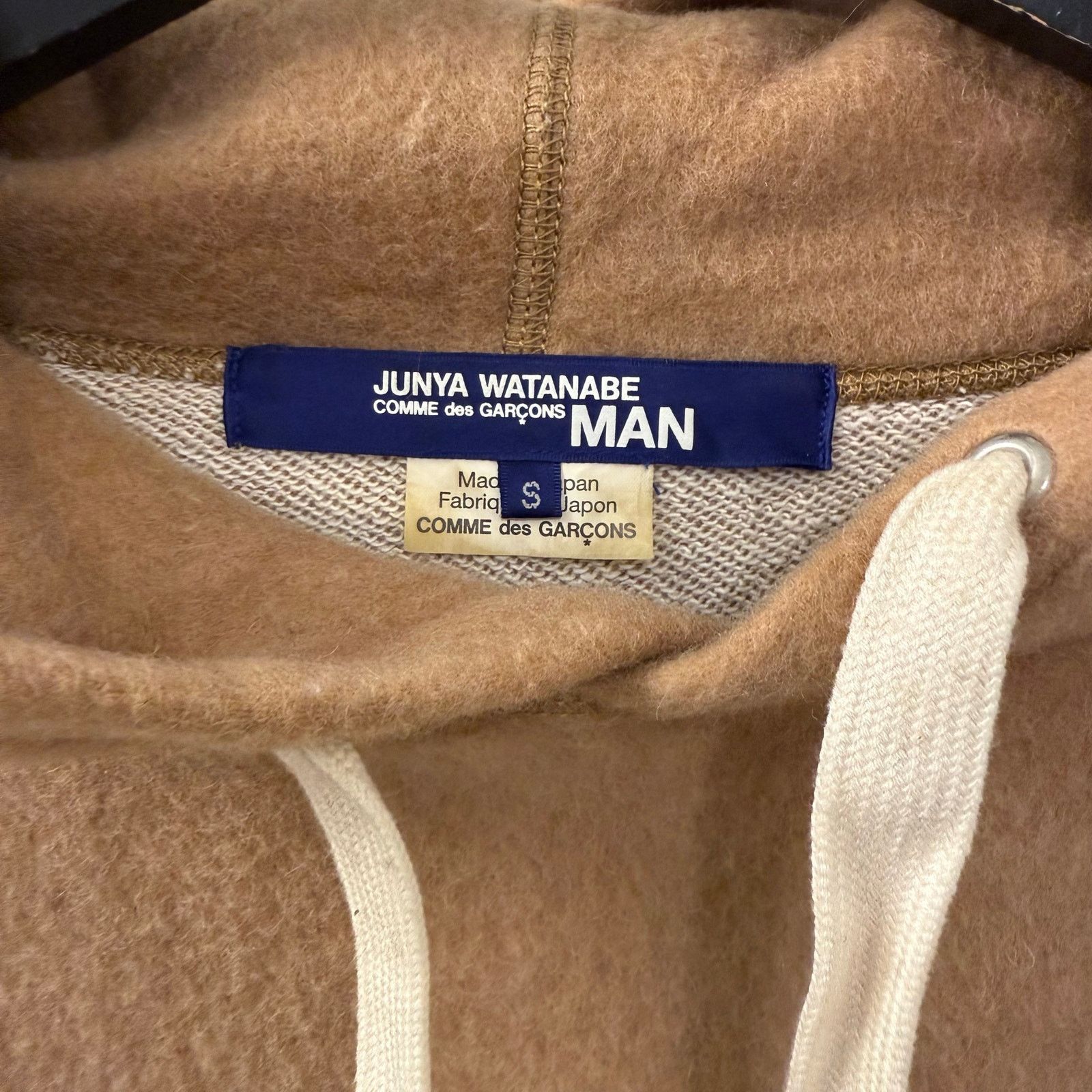 Junya Watanabe Junya Watanabe MAN Camel Hair Hoodie w/ Elbow Patches Japan Size US S / EU 44-46 / 1 - 3 Thumbnail