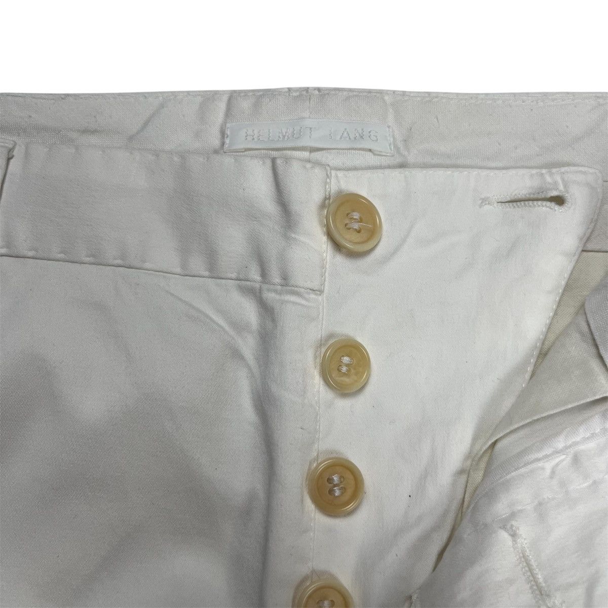 Helmut Lang AW 2002 Helmut Lang Cotton Military Pants with Drawstrings Size US 29 - 10 Thumbnail
