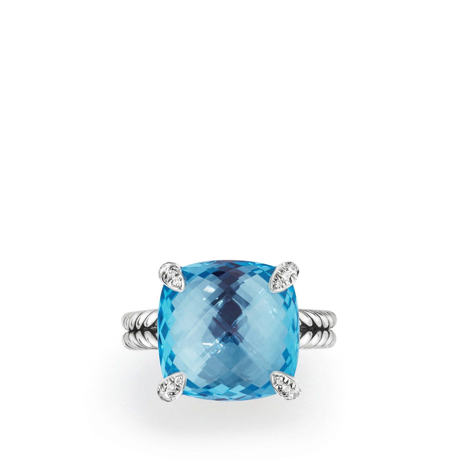 David Yurman o1w1db10525 R12742D Size:6/Chatelaine Ring in Silver Size ONE SIZE - 2 Thumbnail
