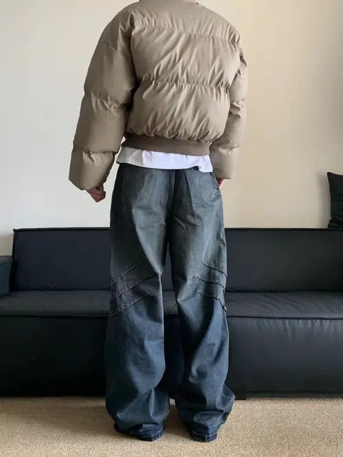 Japanese Brand American vintage washed distressed flared jeans Size US 32 / EU 48 - 4 Thumbnail