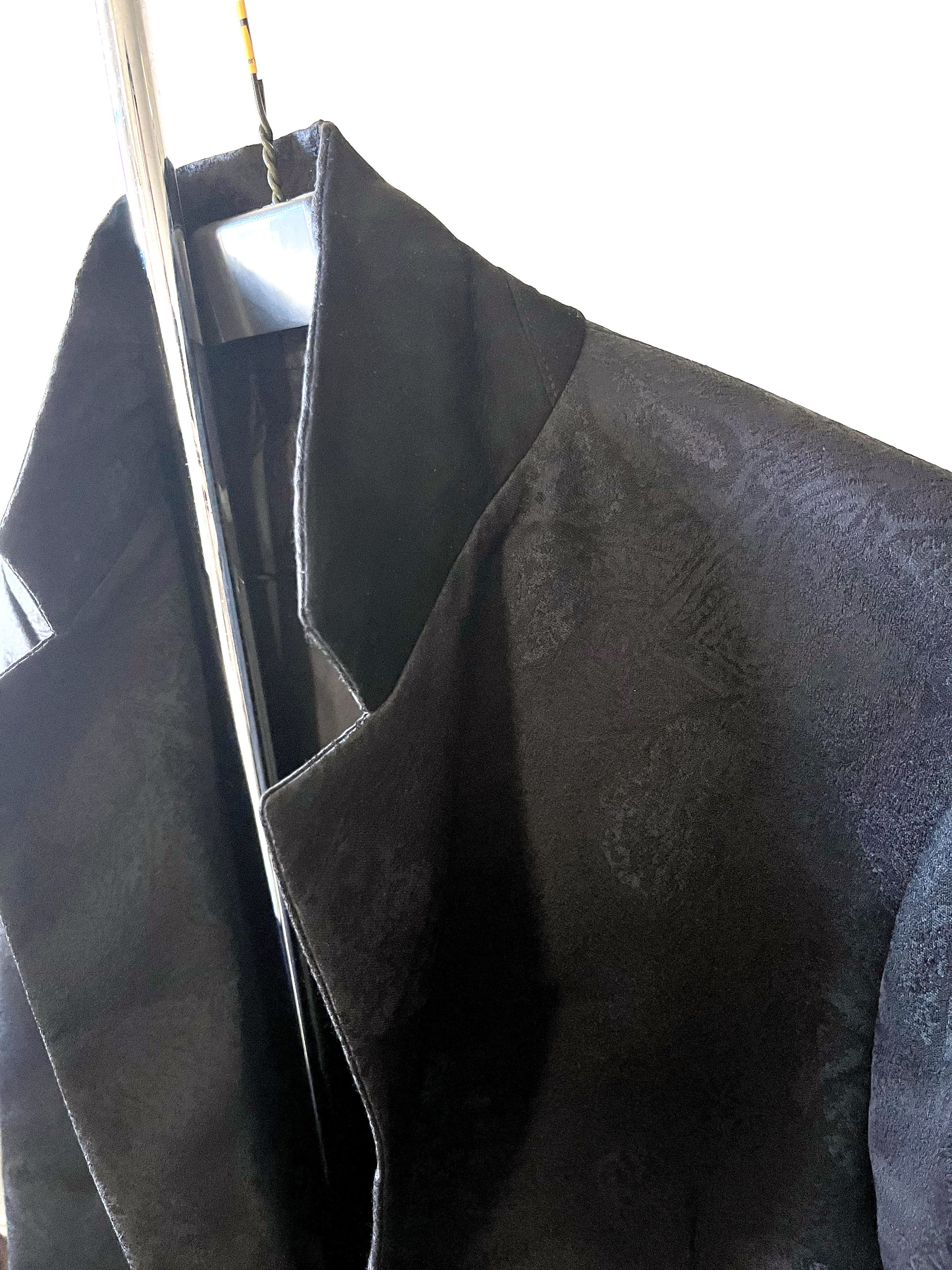 John Varvatos Jacket with Tonal Floral Jacquard Size 48R - 8 Thumbnail