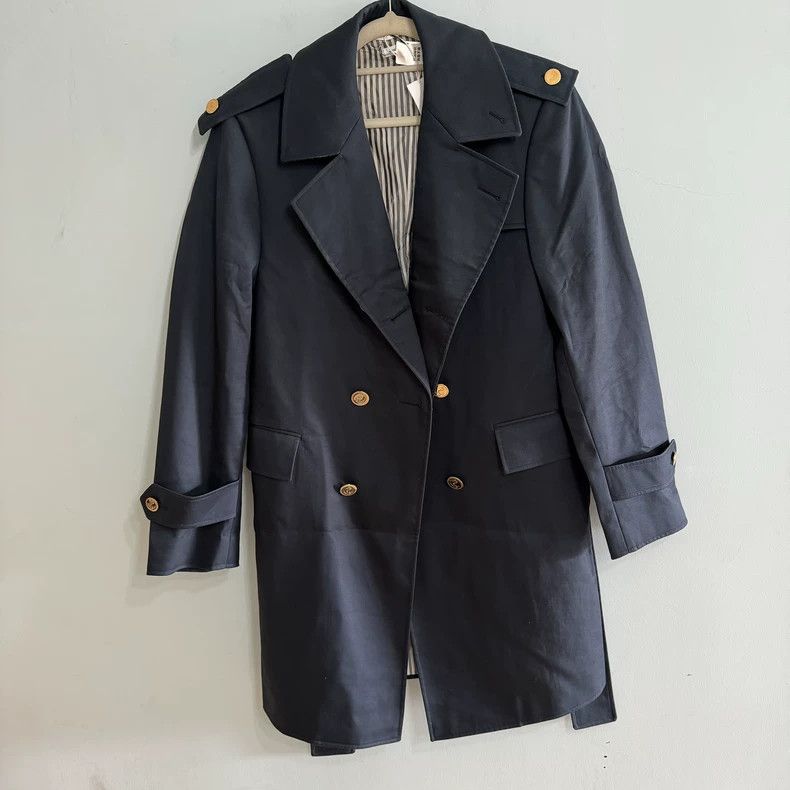 Thom Browne Thom Browne size1 Dark blue trench coat Size US S / EU 44-46 / 1 - 1 Thumbnail