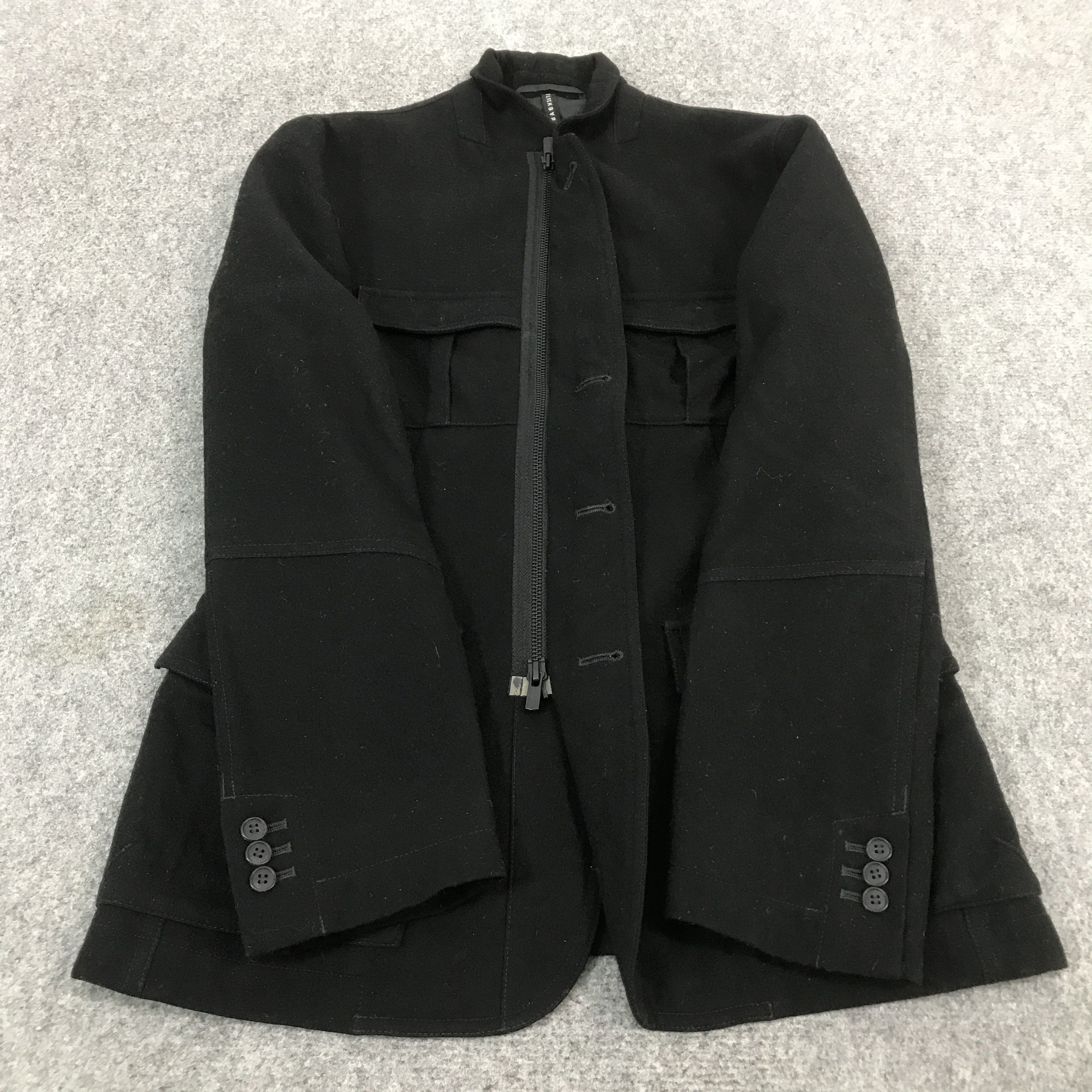 Black Barrett × Neil Barrett BLACK BARRETT BY NEIL BARRETT WOOL ZIPPER JACKET Size US S / EU 44-46 / 1 - 8 Thumbnail