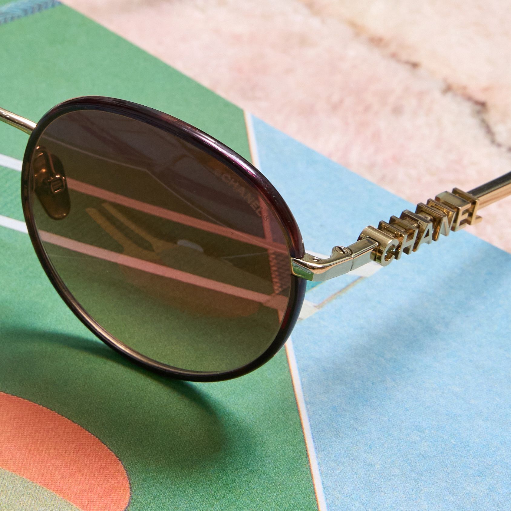 Chanel CHANEL 0CH4282 C429S5 Sunglasses Size ONE SIZE - 2 Thumbnail