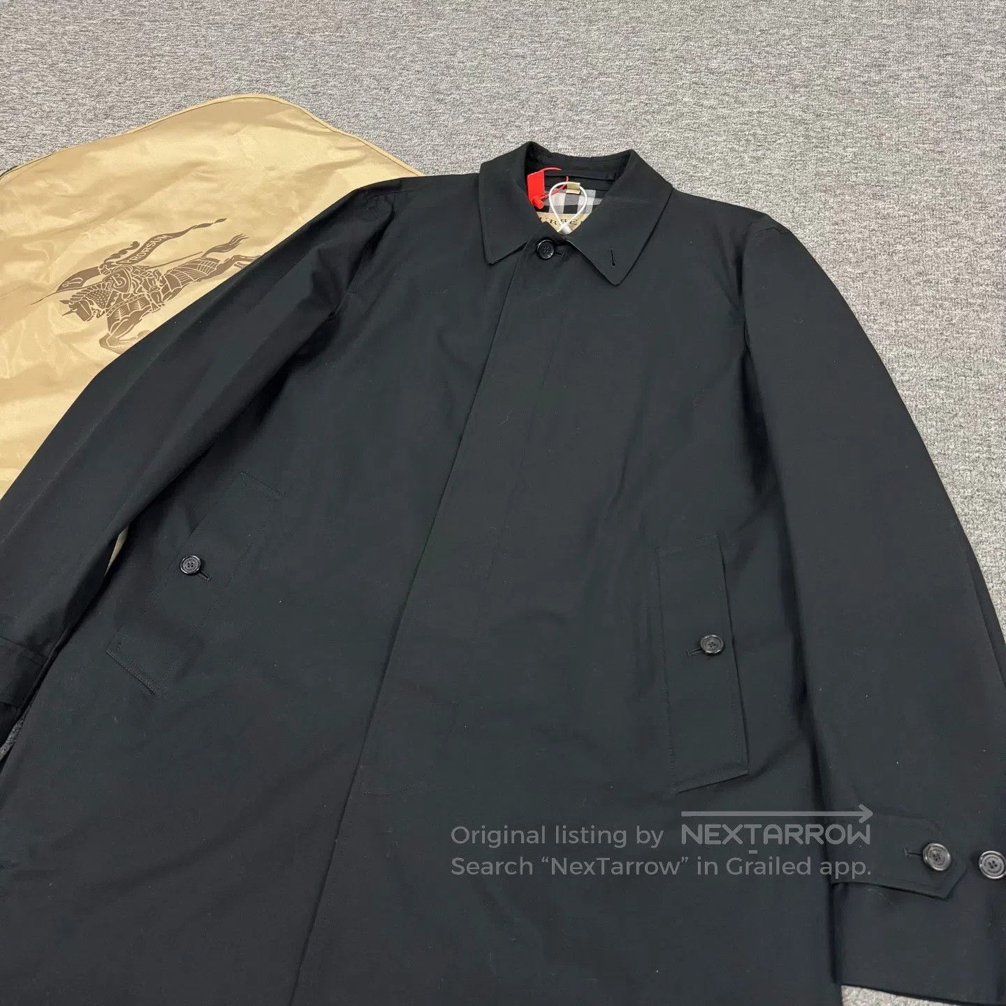 Burberry BURBERRY Black trench coat| Size US L / EU 52-54 / 3 - 3 Thumbnail