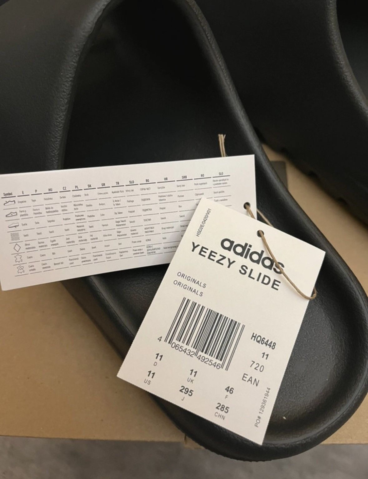 Yeezy Yeezy slide onyx Size US 11 / EU 44 - 6 Thumbnail