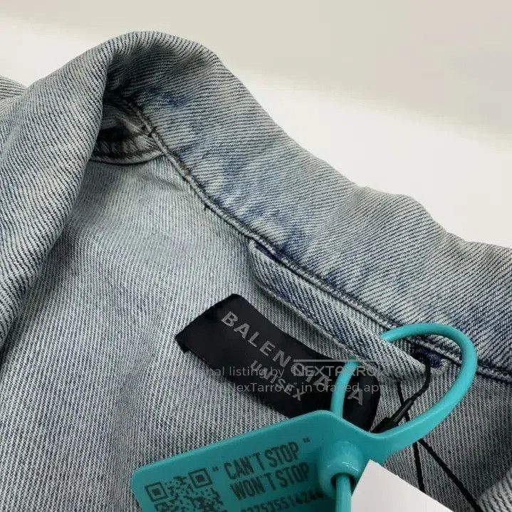 Balenciaga Balenciaga Denim Single Button Casual Jacket. Size US XS / EU 42 / 0 - 4 Thumbnail