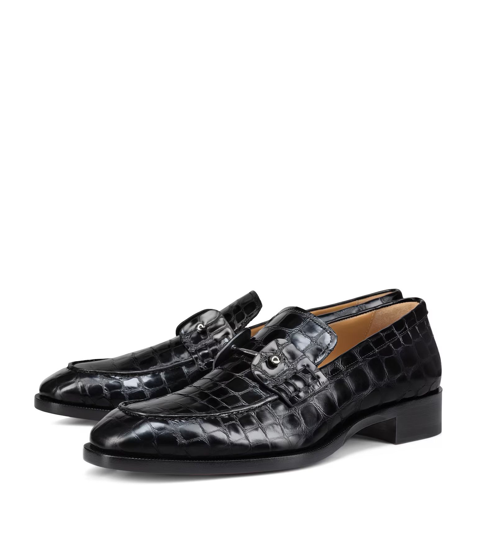 Christian Louboutin oc11z0625 Loafers in Black Size US 6.5 / EU 39-40 - 3 Thumbnail