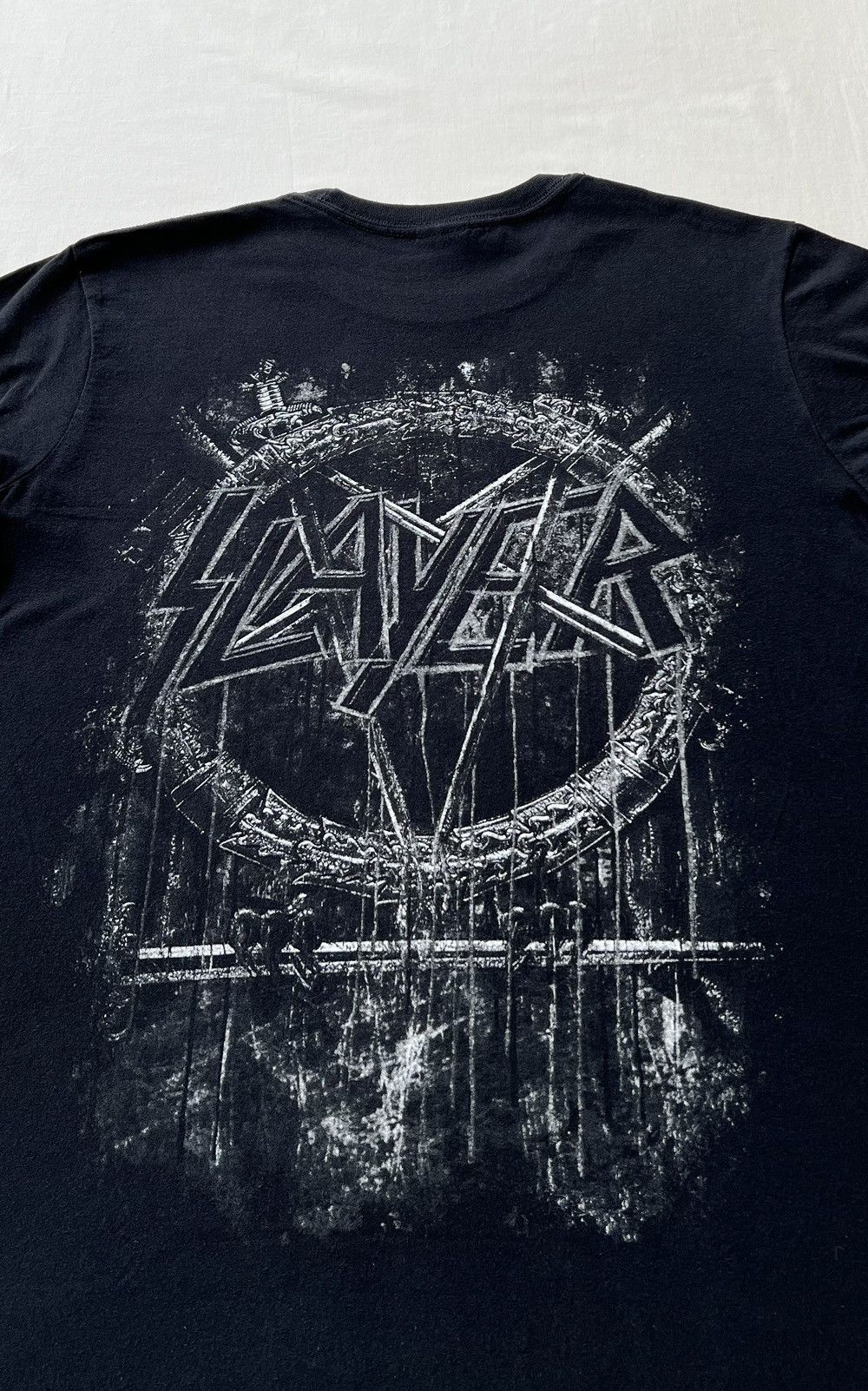 Band Tees Vintage 2017 Slayer Eagle Thrash Metal Band T-shirt Size US S / EU 44-46 / 1 - 10 Thumbnail