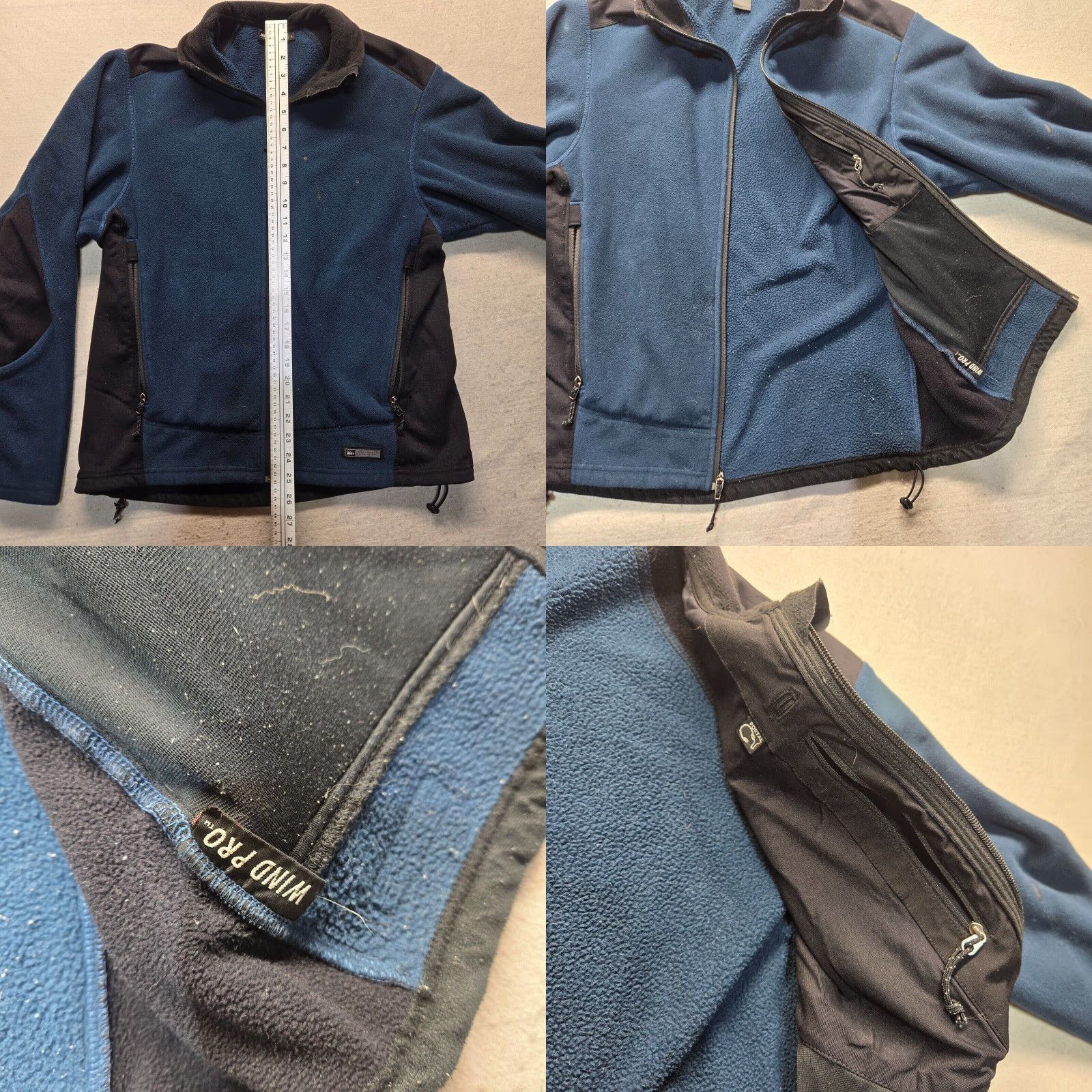 Vintage REI Full Zip Fleece Sweater Adult Men's Blue Large Size US L / EU 52-54 / 3 - 8 Thumbnail