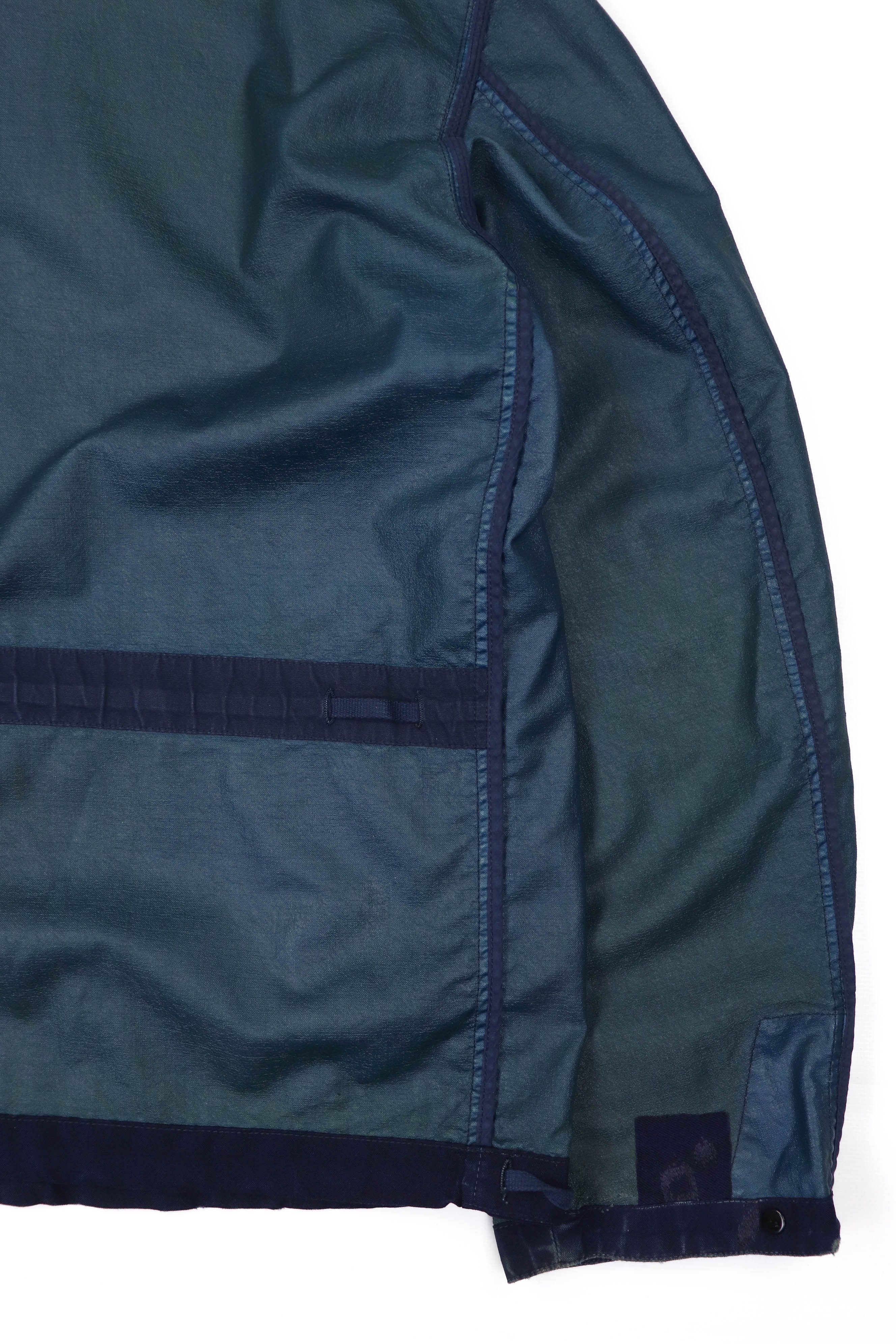 Stone Island Stone Island SS’01 Vintage 00s Virgin Wool Hooded Zip Jacket Size US XL / EU 56 / 4 - 23 Thumbnail