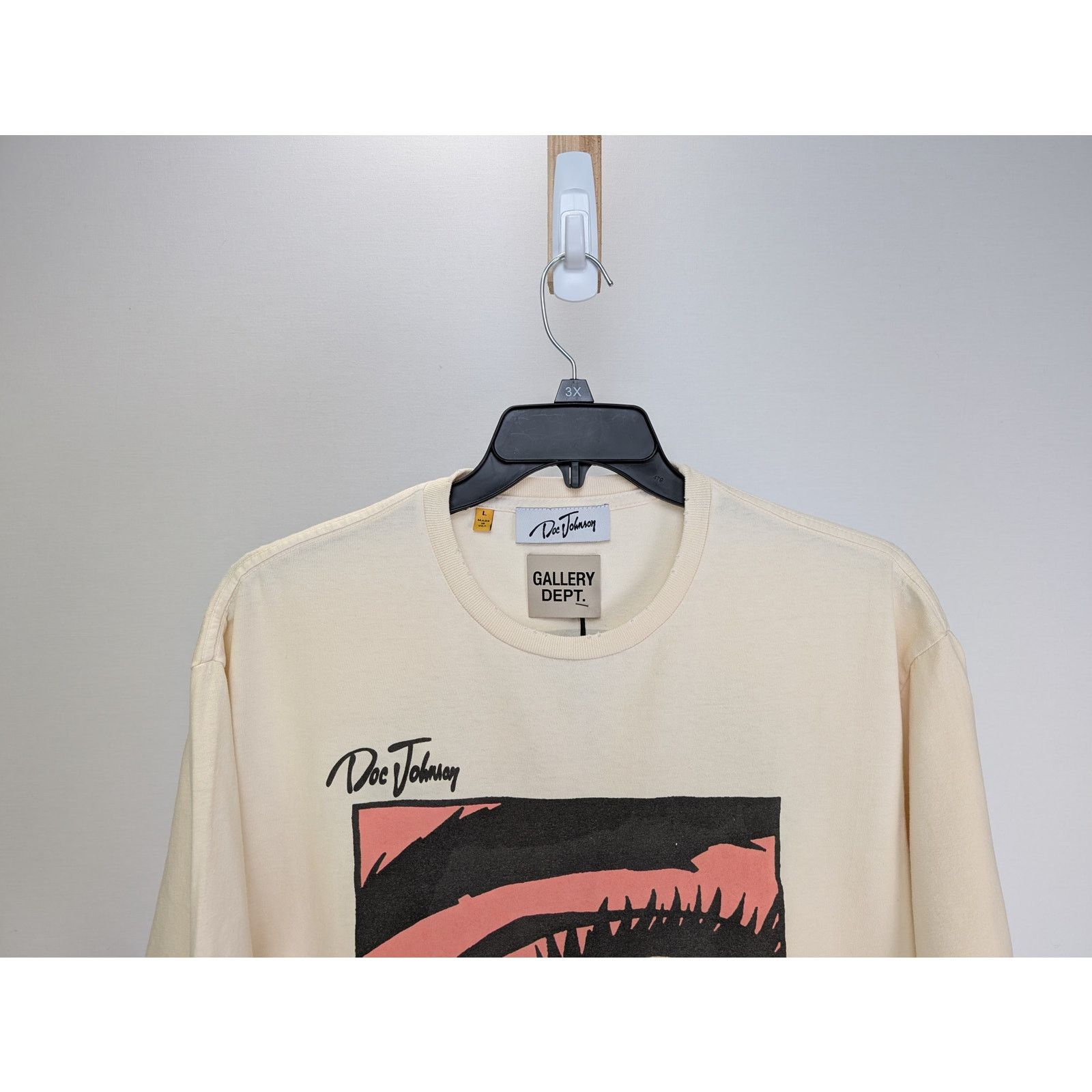 Gallery Dept. o1rshd1 " My batteries Died " Tee T-Shirt in Beige Size US S / EU 44-46 / 1 - 4 Thumbnail