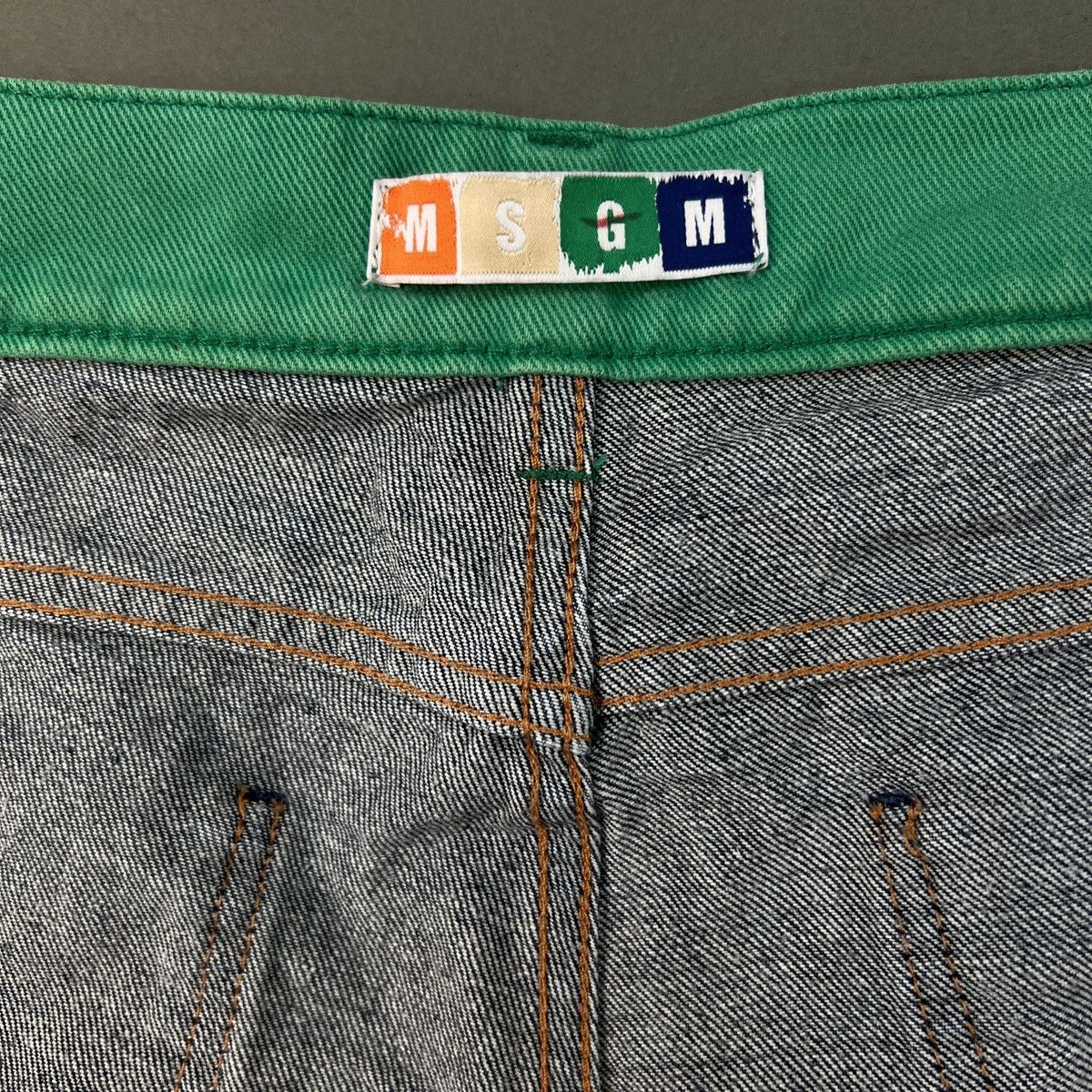 MSGM MSGM Color Block Jeans Made in Italy Size US 32 / EU 48 - 10 Thumbnail