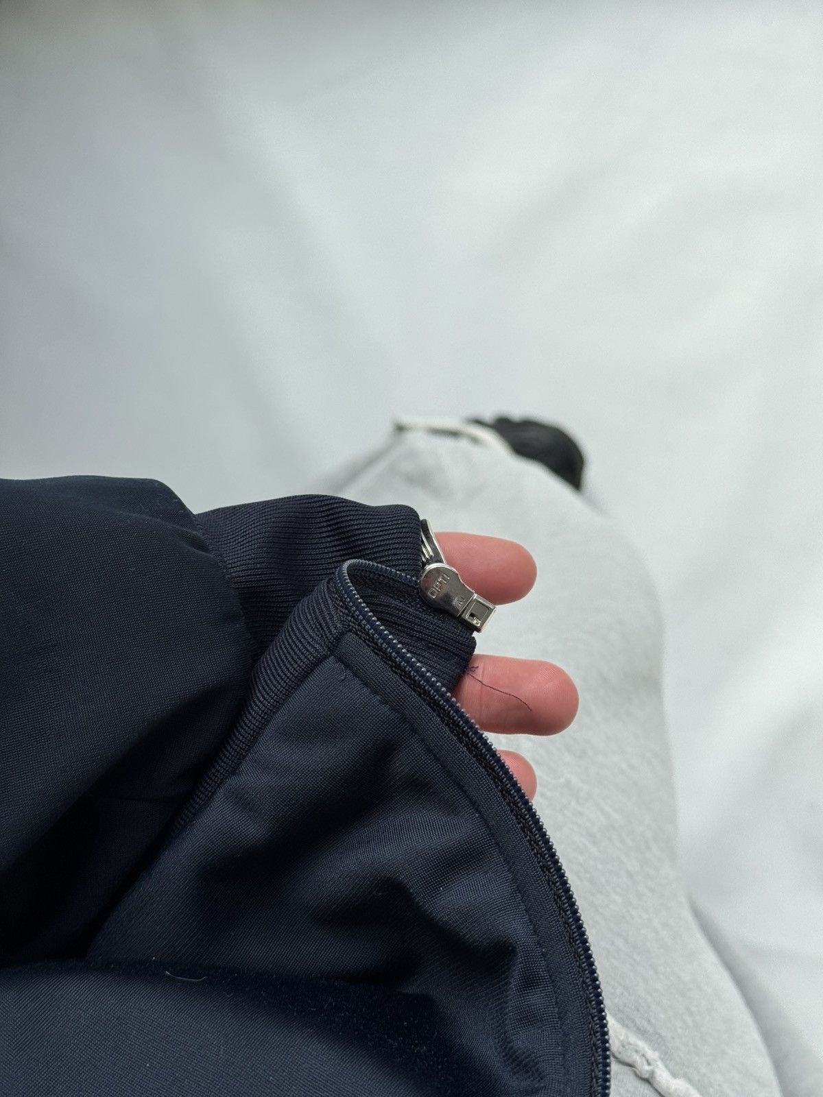 Adidas Vintage Crazy Adidas Navy Track Jacket Y2K Zip Up Hoodie Size US L / EU 52-54 / 3 - 6 Thumbnail