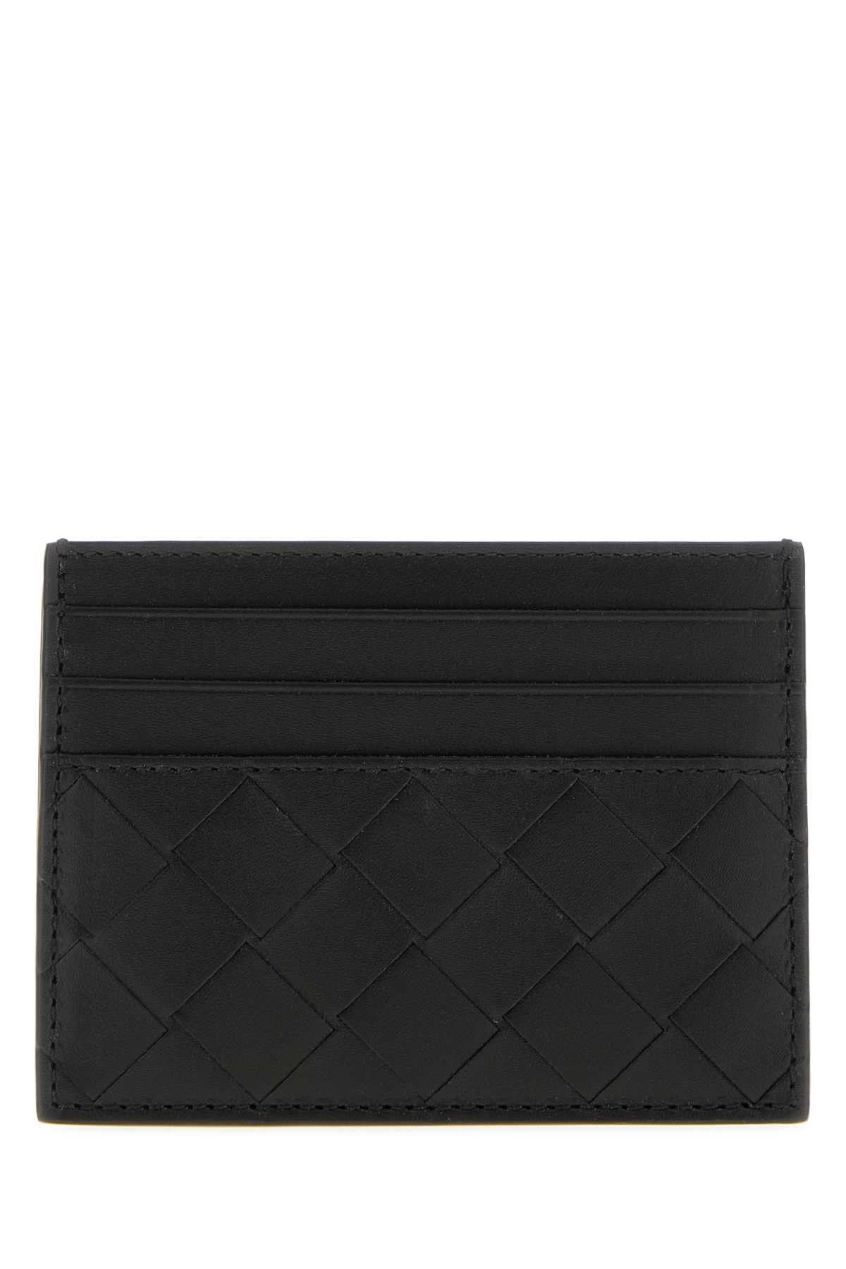 Bottega Veneta Black Leather Card Holder Size ONE SIZE - 1 Thumbnail