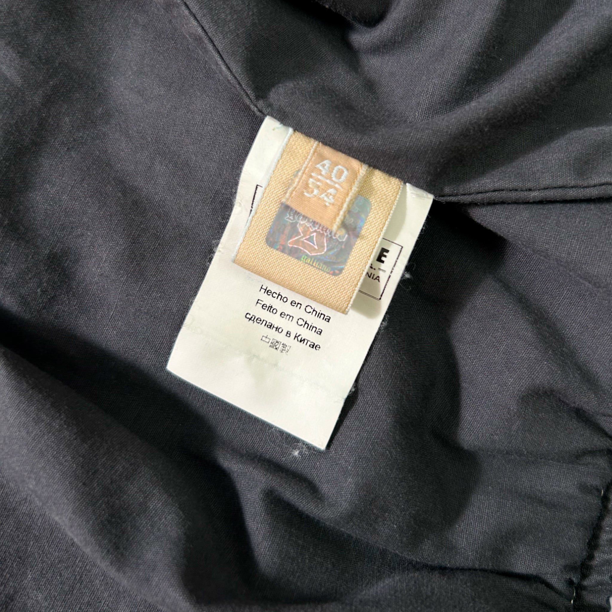 John Galliano Galliano 2000's Gradient Logo Bomber Jacket Size US M / EU 48-50 / 2 - 6 Thumbnail