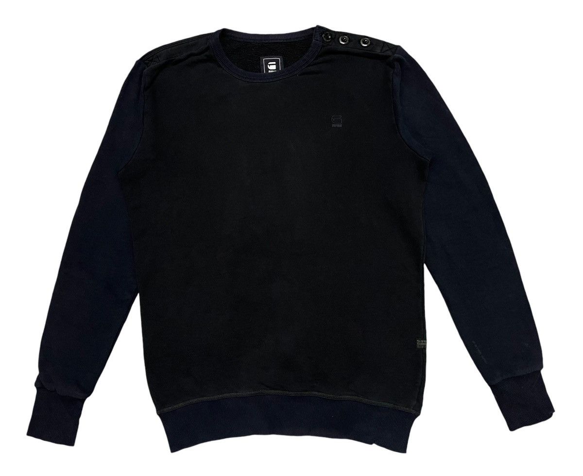 Y2K G STAR RAW SWEATSHIRT 2 TONE COLOUR NICELY FADED