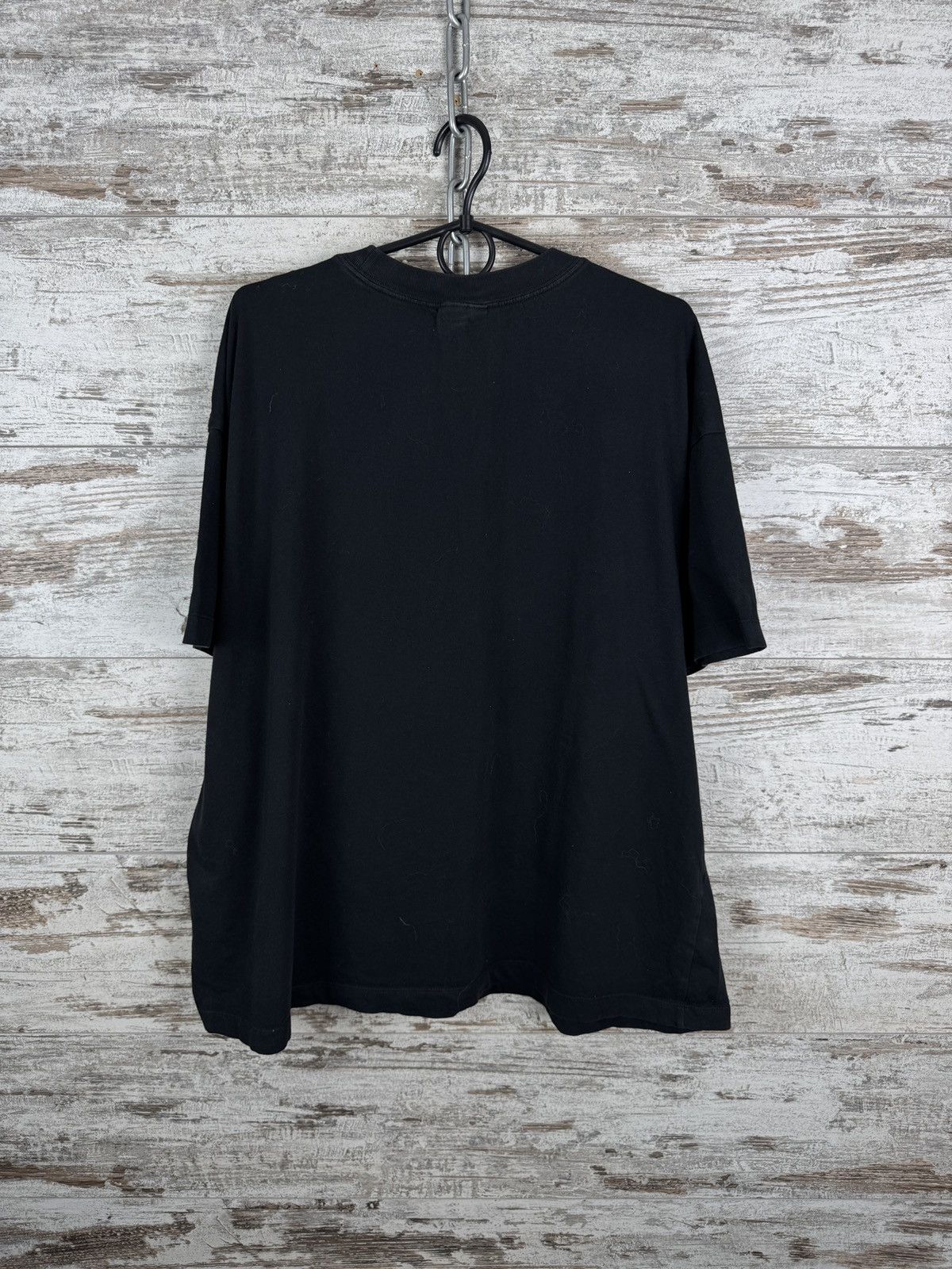 Nike × Vintage Mens Nike swoosh black T-shirt center logo y2k tee Japanese Size US XL / EU 56 / 4 - 9 Thumbnail