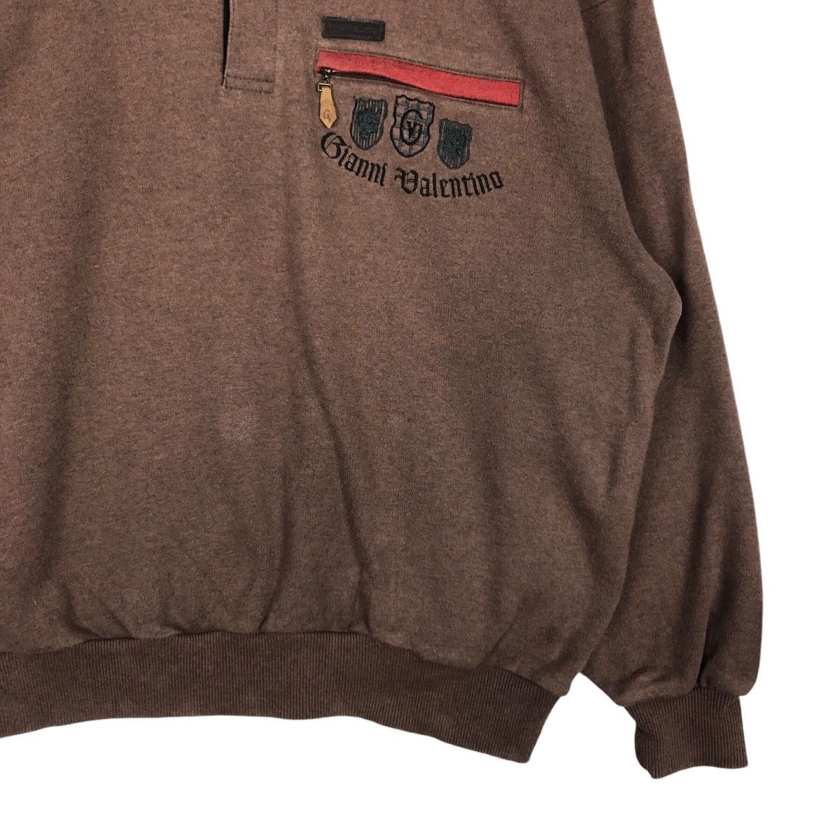 Gianni Valentino × Valentino Vintage Gianni Valentino Casual Wear Sweatshirt 90S Rare Size US M / EU 48-50 / 2 - 4 Thumbnail