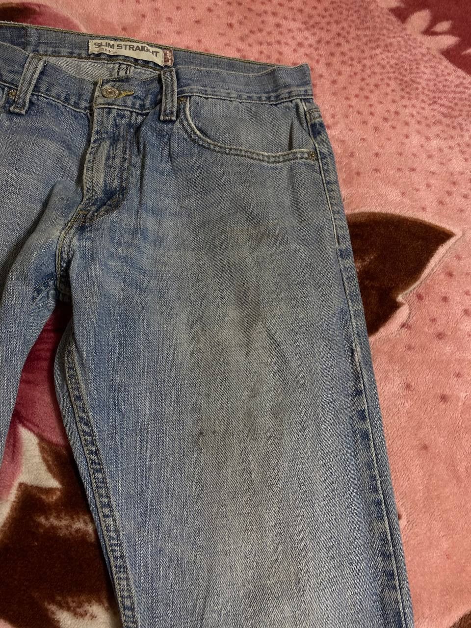 Levi's × Vintage 90s Vintage Levi’s 514 Orange Tag Distressed Faded Jeans Size US 32 / EU 48 - 11 Thumbnail